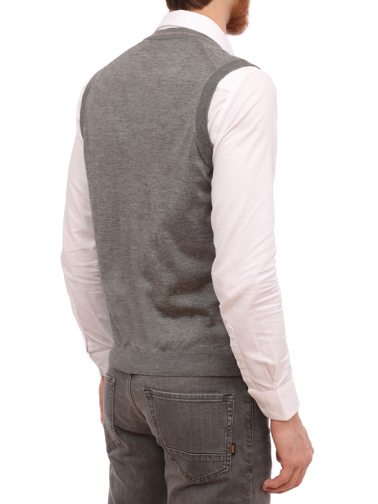 Джемпер Brunello Cucinelli M2380517 серый мужской — купить в интернет-магазине Verdistore