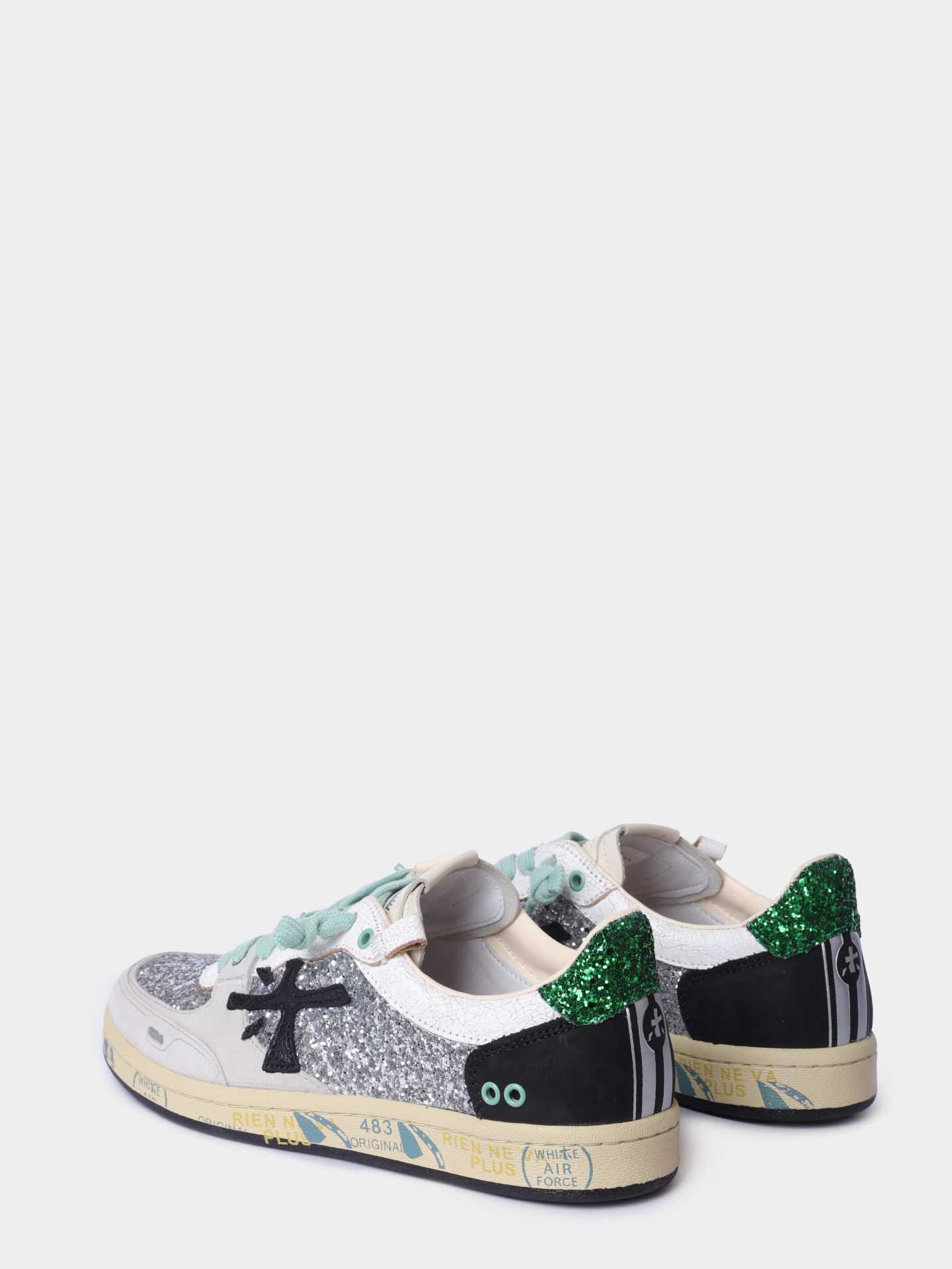 Кеды Premiata BSKTCLAYD VAR 8165 комбинированные женские — купить в интернет-магазине Verdistore