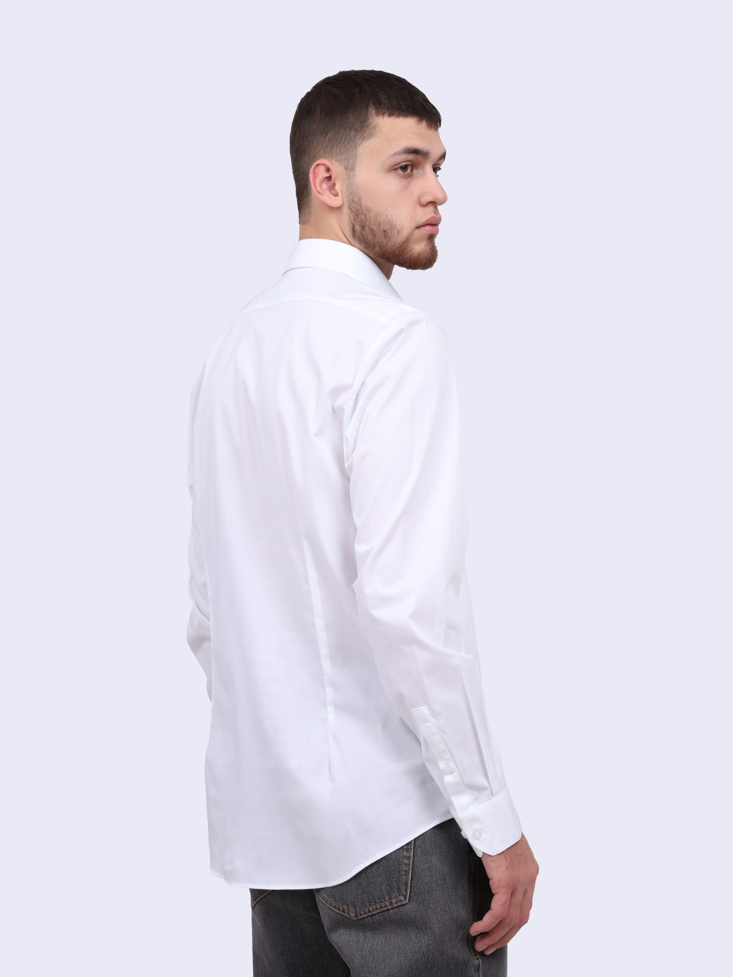 Рубашка Calvin Klein K10K109509 YAF белая мужская — купить в интернет-магазине Verdistore