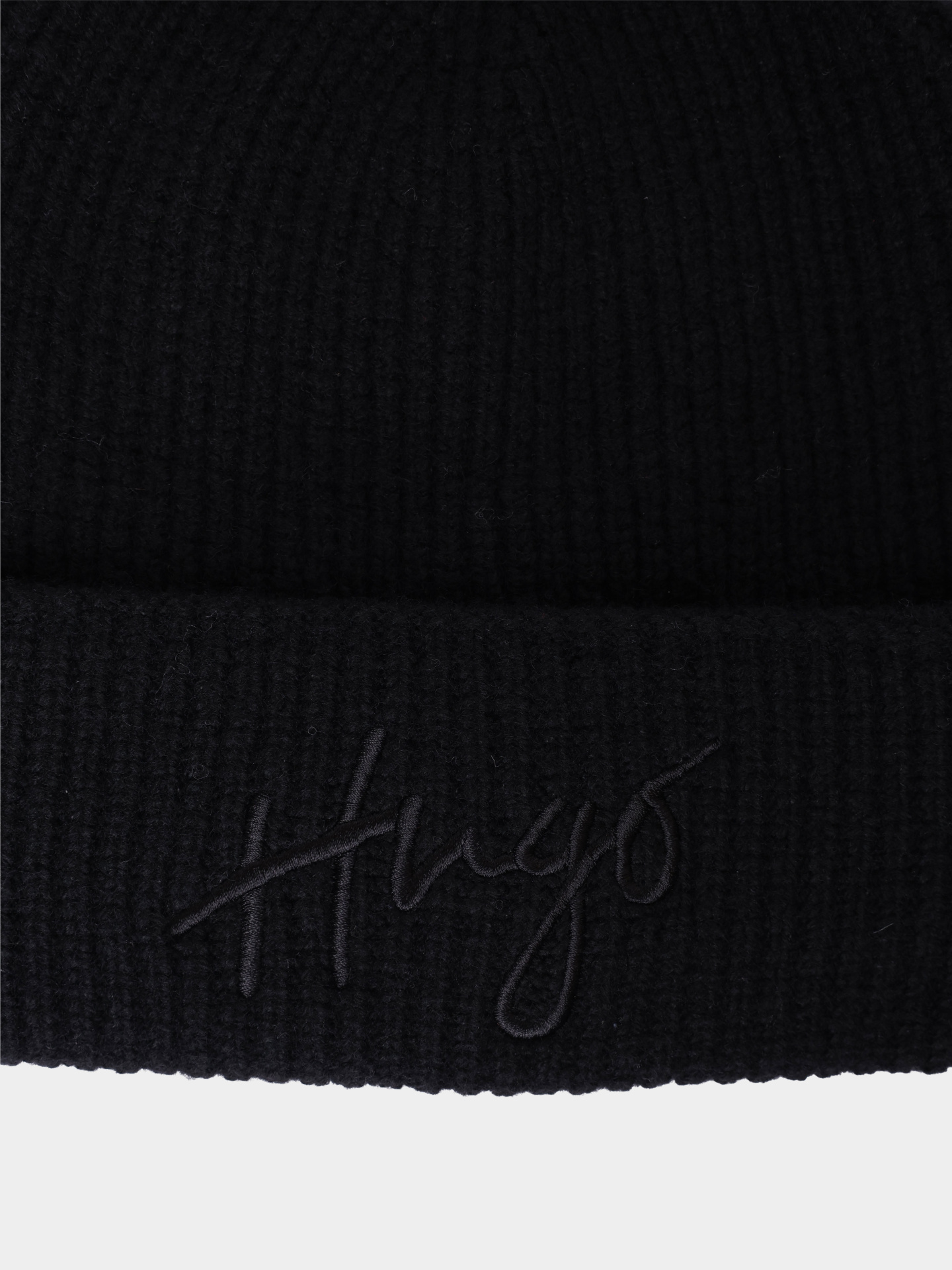 Шапка Hugo 50524104 001 черная женская — купить в интернет-магазине Verdistore