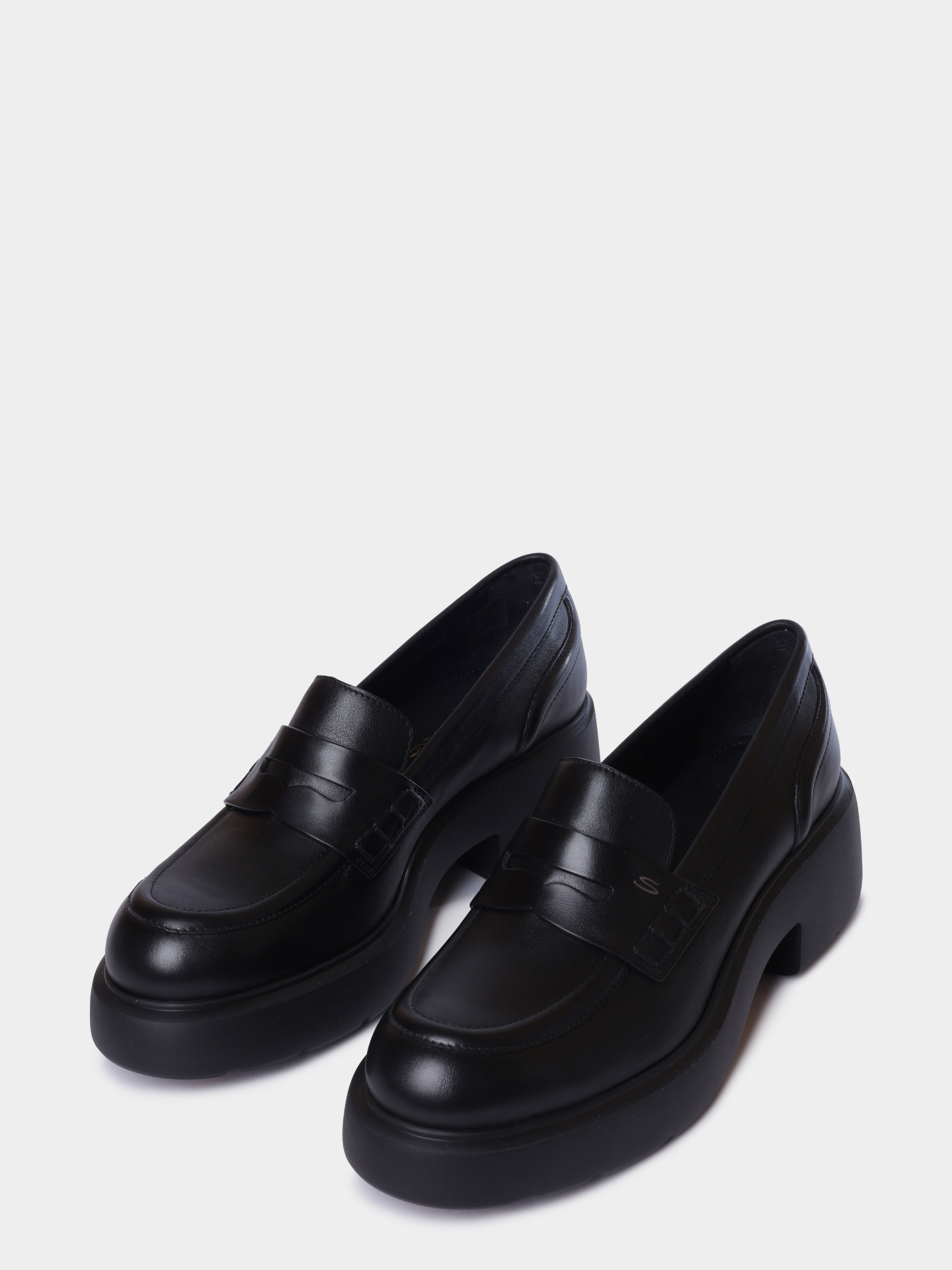Лоферы Santoni WUEG71868SMOTDYLN01 кожаные женские — купить в интернет-магазине Verdistore