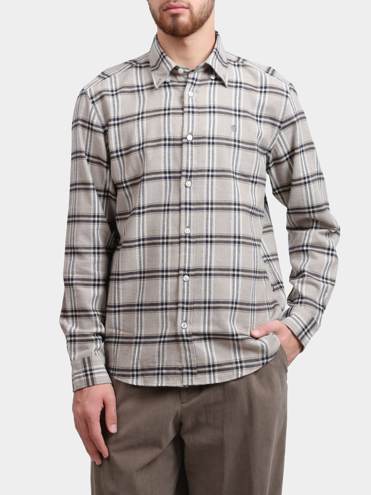 Рубашка Boss 50550049 245 клетчатая мужская — купить в интернет-магазине Verdistore