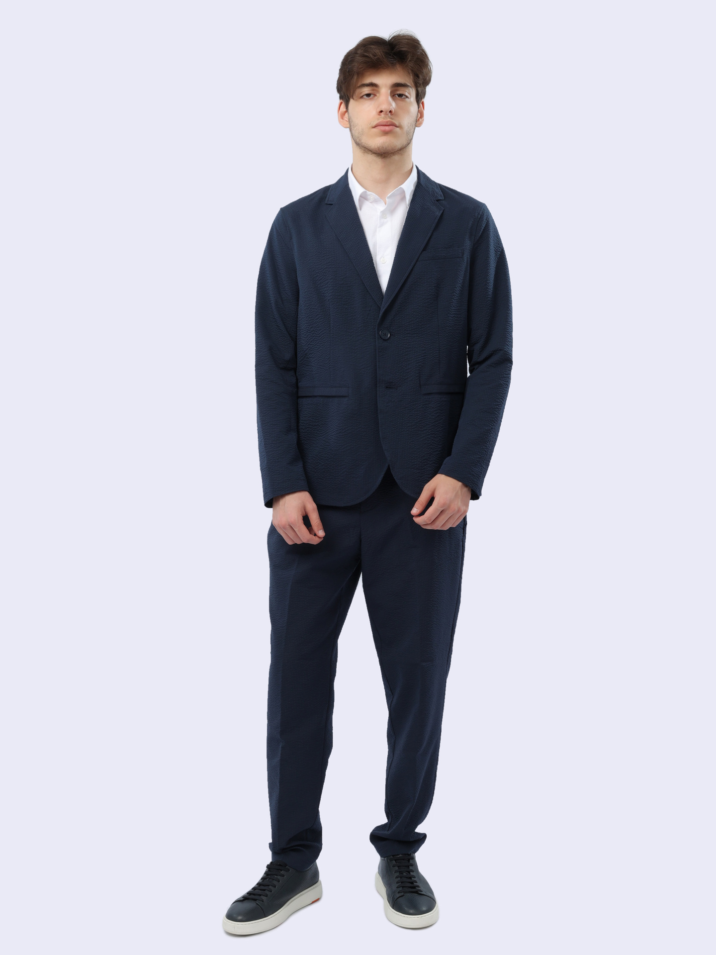 Пиджак Armani Exchange 3DZG23 ZN1AZ 15BA темно-синий мужской — купить в интернет-магазине Verdistore