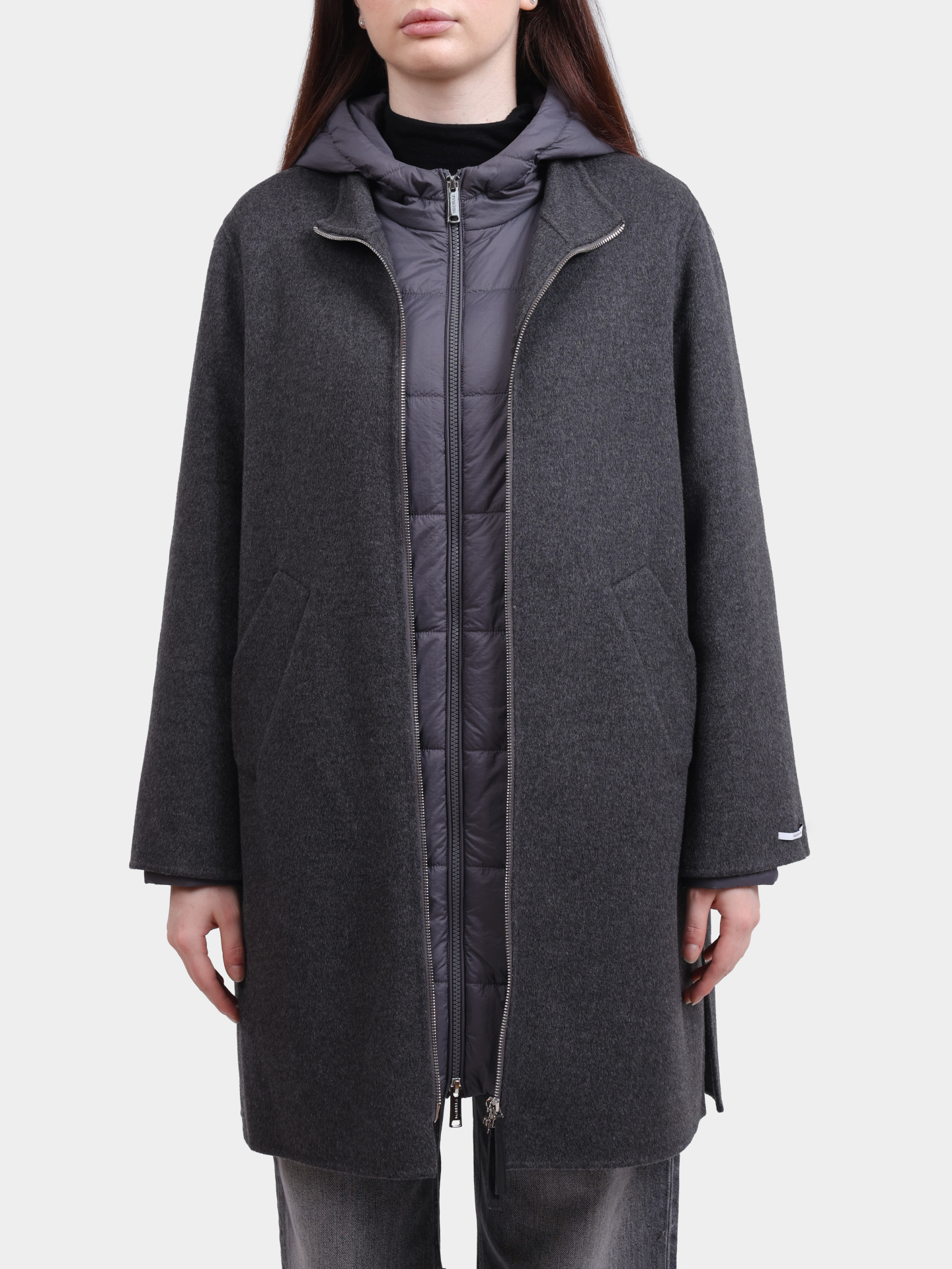 Пальто MARELLA MORIANA 004 серое женское — купить в интернет-магазине Verdistore