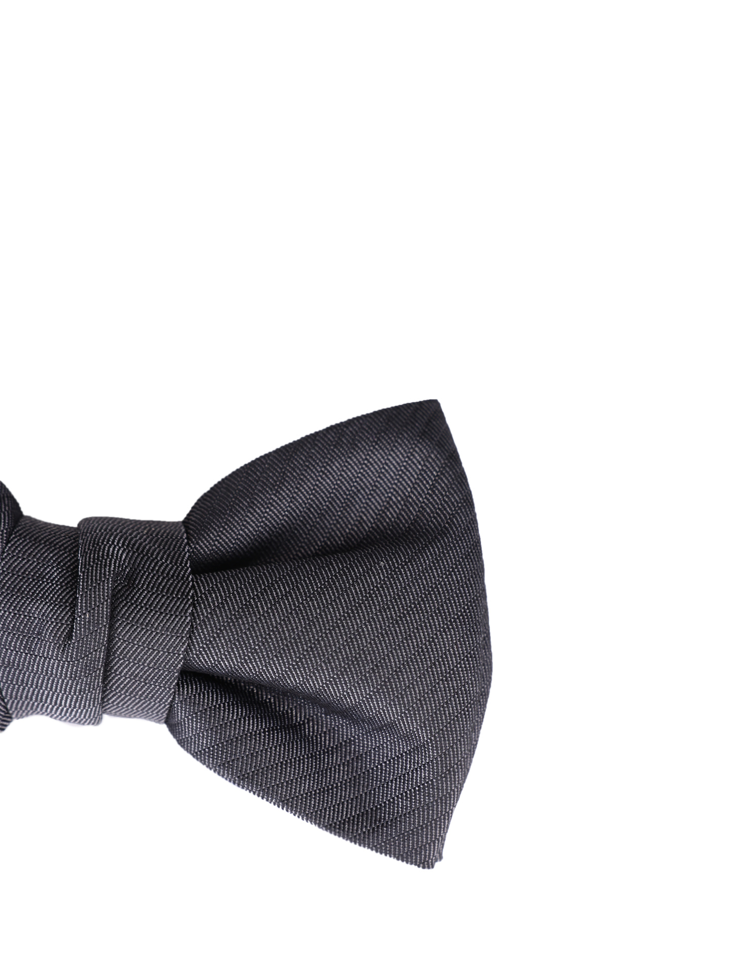 Галстук-бабочка серого цвета из мягкого шелка — купить в интернет-магазине Verdistore