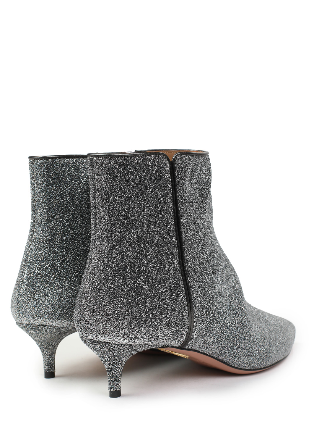Ботильоны Aquazzura QUAMIDB0 серебряные женские — купить в интернет-магазине Verdistore