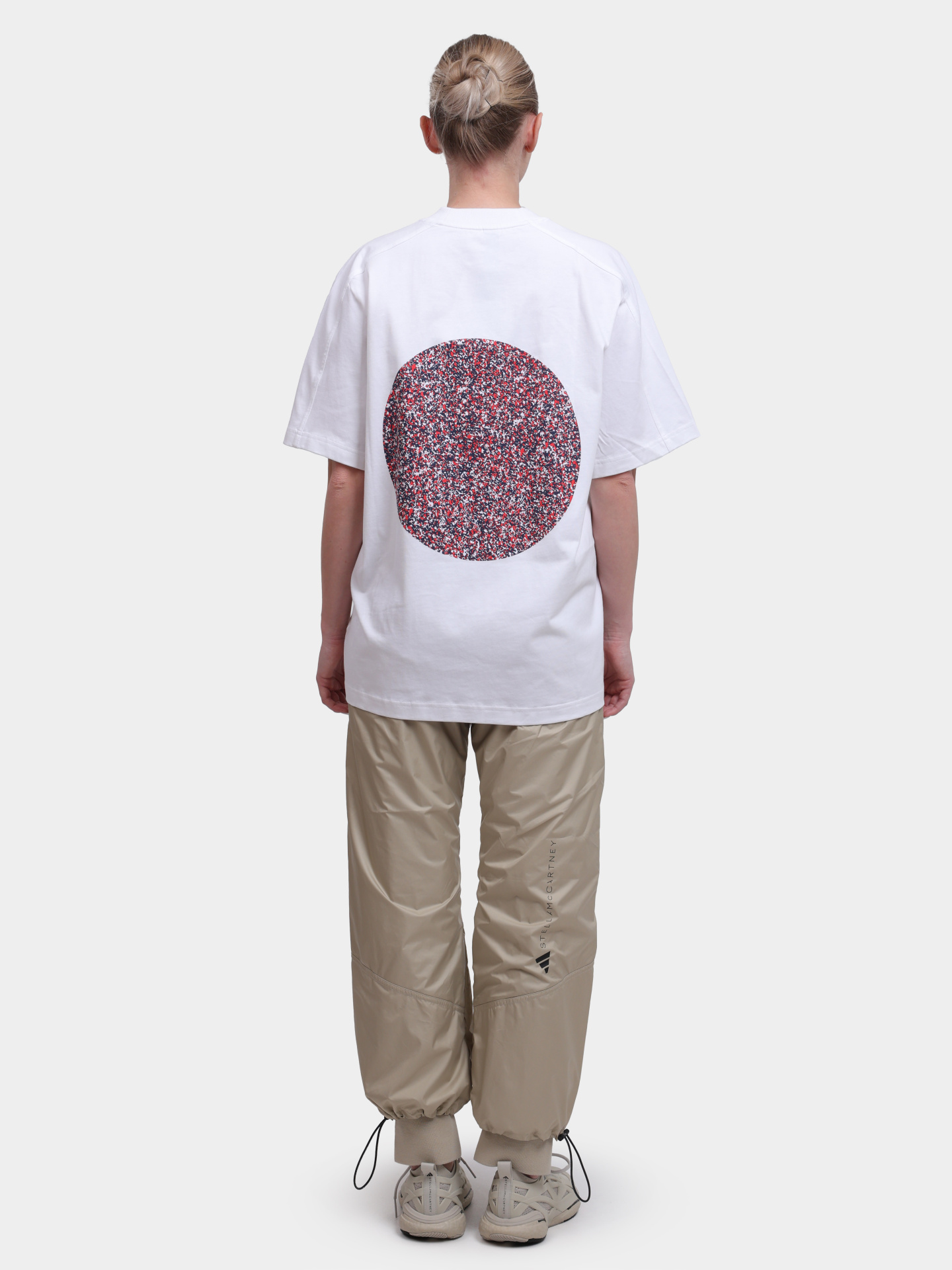 Футболка JG0975 Adidas by Stella McCartney белая женская с принтом — купить в интернет-магазине Verdistore