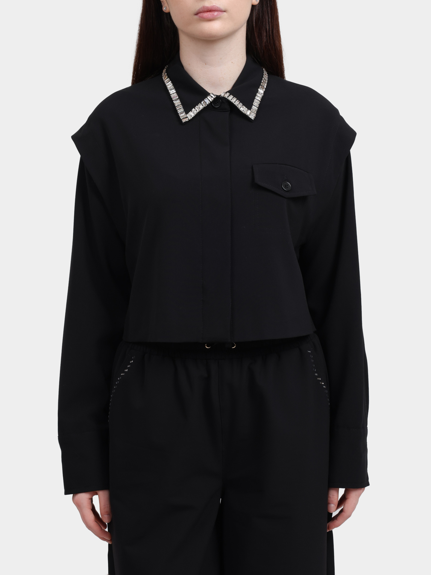 Блузка Liu-Jo CF5340 T054A 22222 укороченная женская — купить в интернет-магазине Verdistore