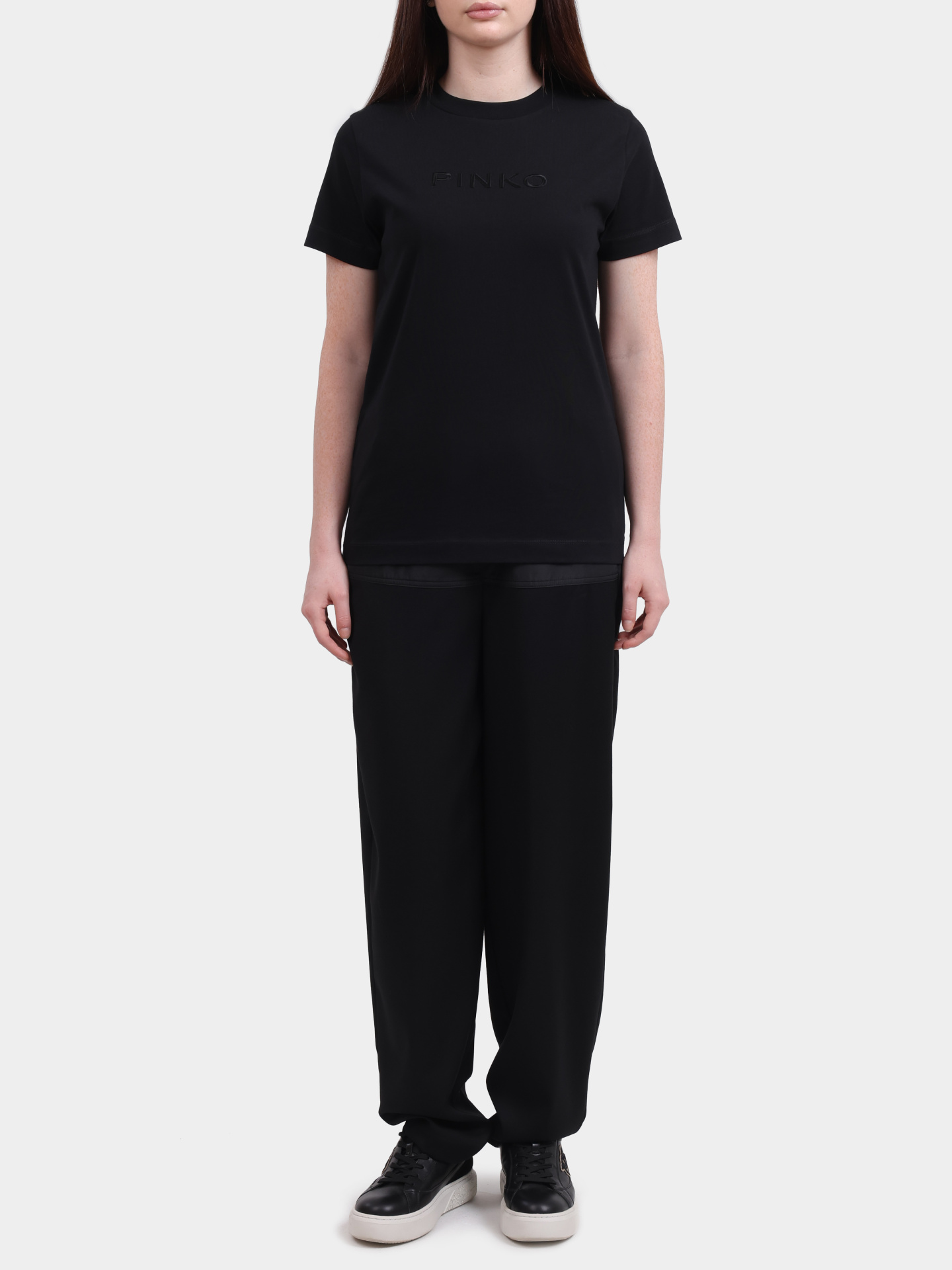 Футболка Pinko 101752 A2RD Z99 хлопковая женская — купить в интернет-магазине Verdistore