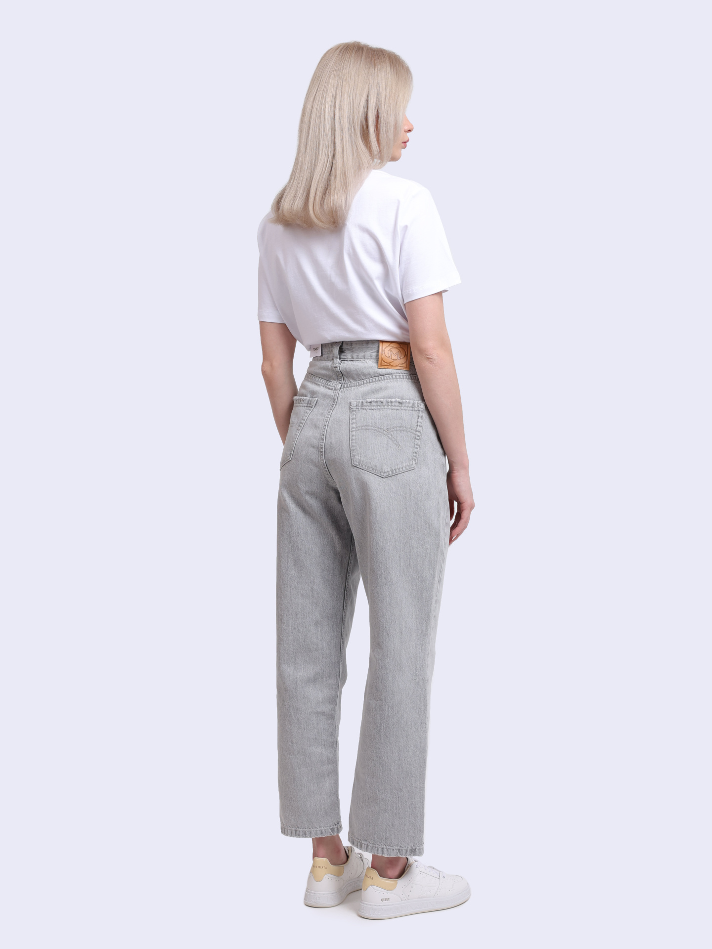 Джинсы MARELLA TOMBOY 005 серые женские — купить в интернет-магазине Verdistore