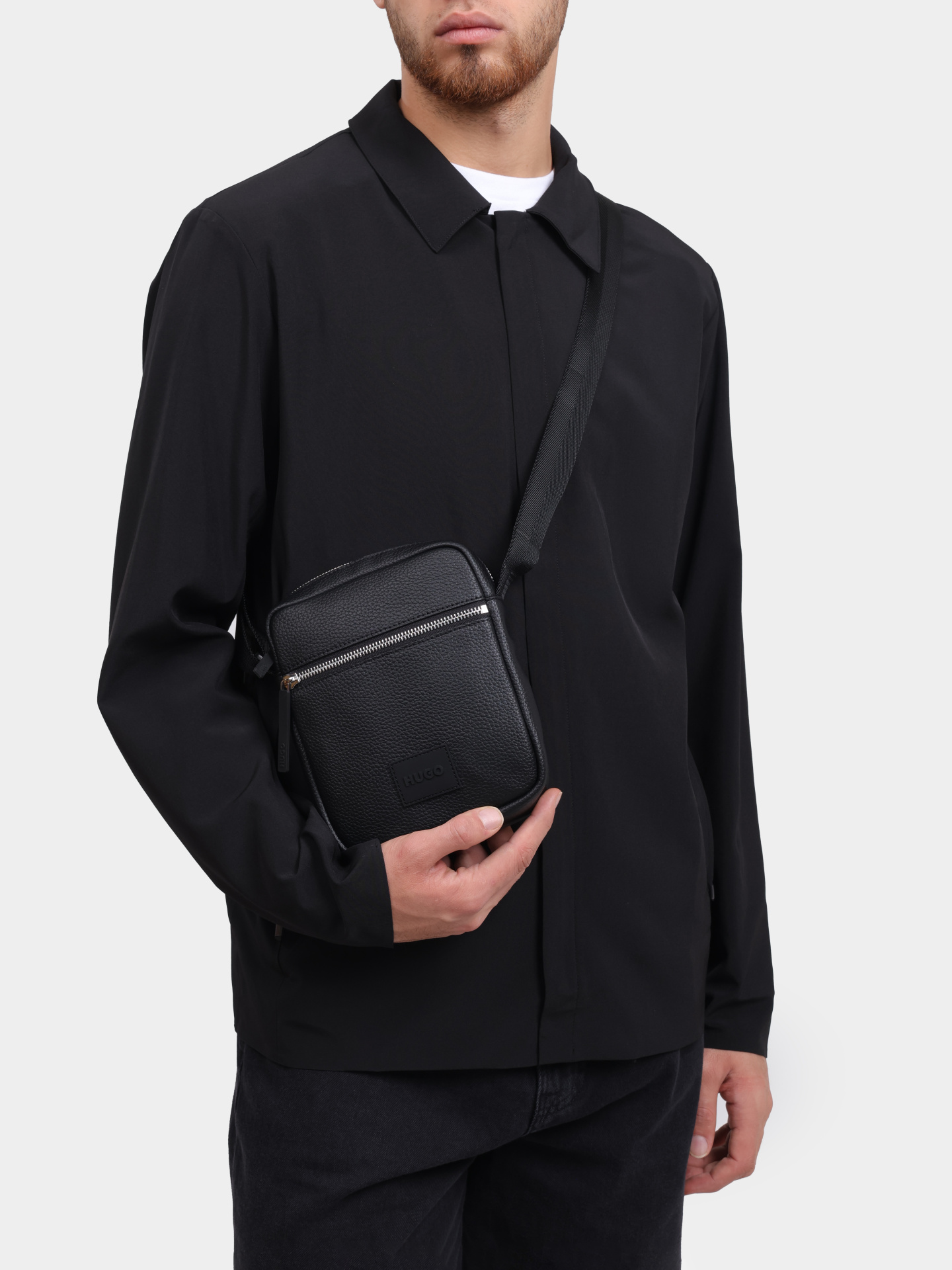 Сумка Hugo 50535669 001 черная мужская  — купить в интернет-магазине Verdistore