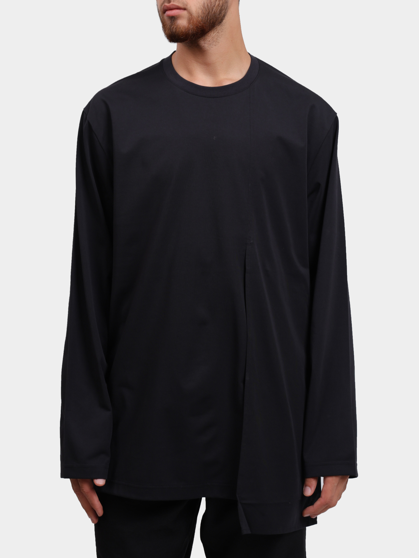 Лонгслив Y-3 JN4944 черный мужской — купить в интернет-магазине Verdistore