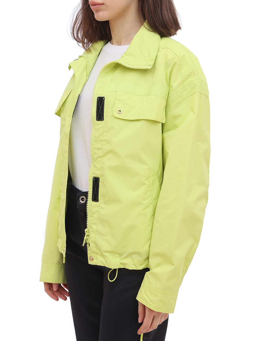 Куртка Armani Exchange 3HYB28 YNWCZ 1846 желтая женская на липучках — купить в интернет-магазине Verdistore
