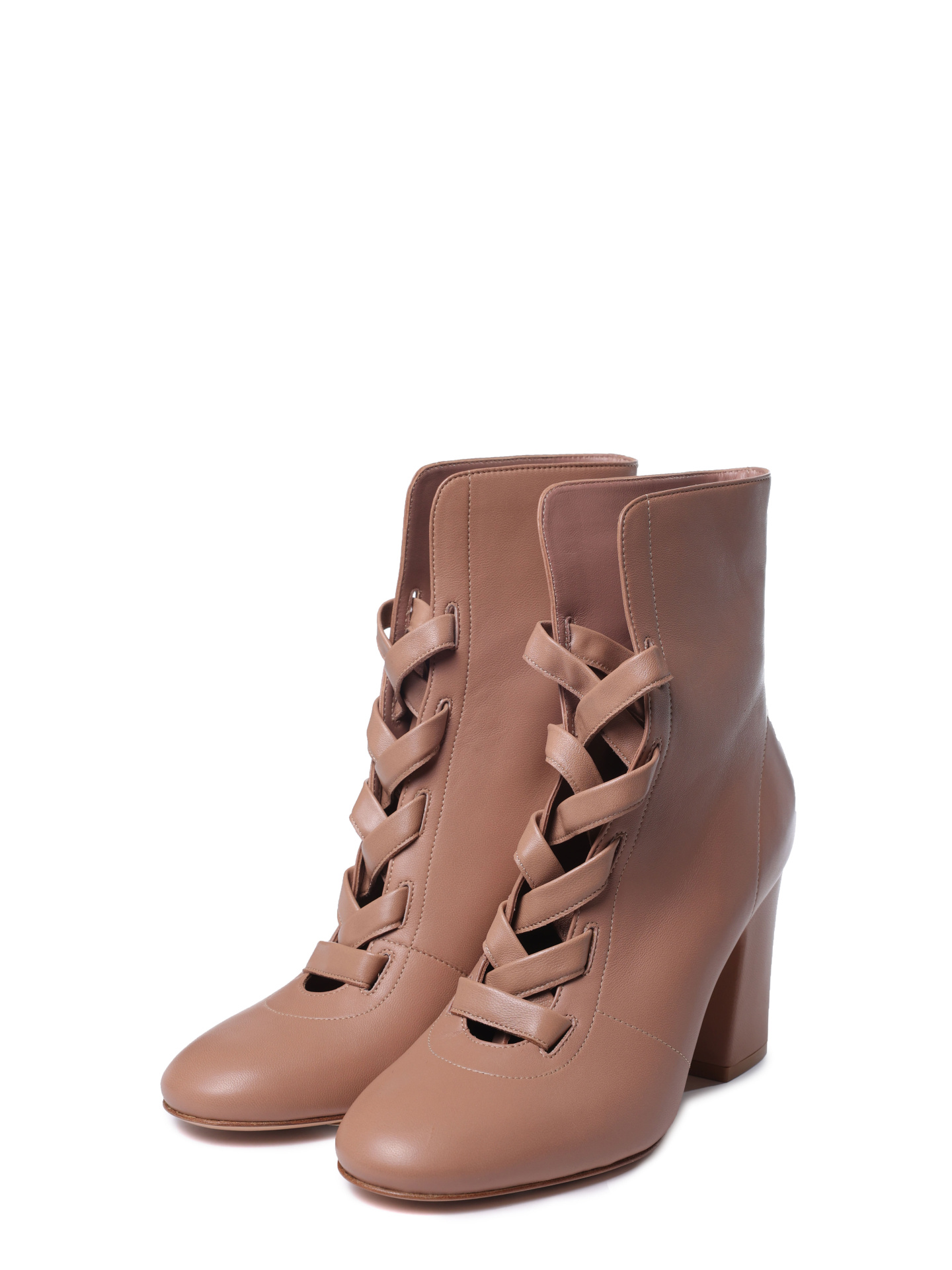 Ботильоны Gianvito Rossi 70419 кожаные женские — купить в интернет-магазине Verdistore