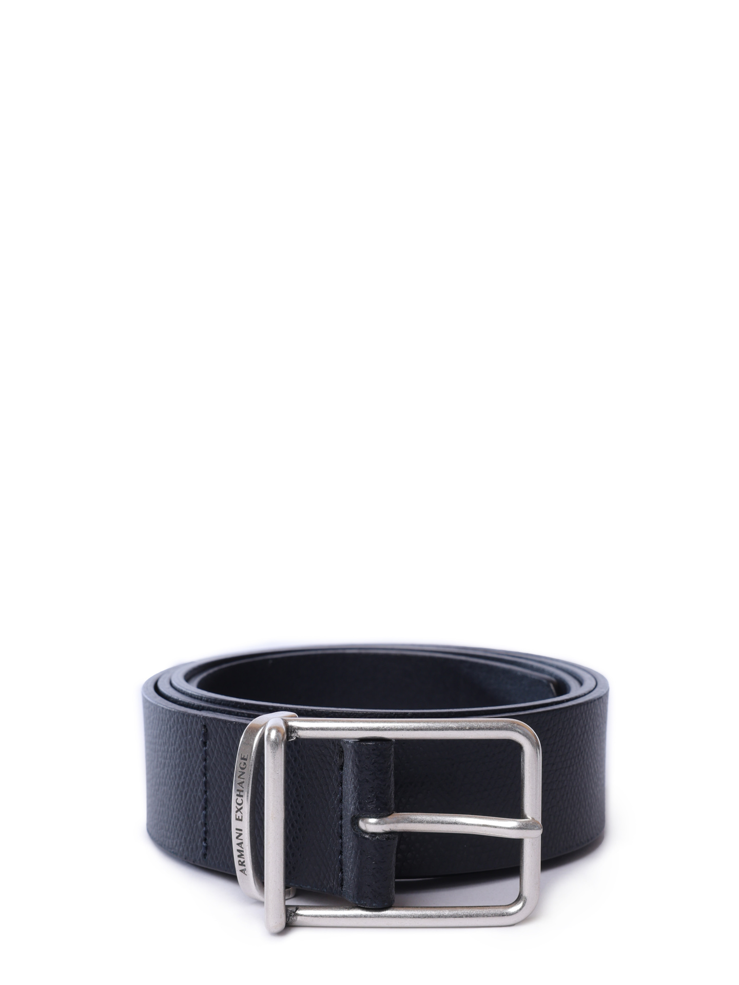 Ремень Armani Exchange XM000615 AF12714 UC001 черный мужской из зернистой кожи — купить в интернет-магазине Verdistore