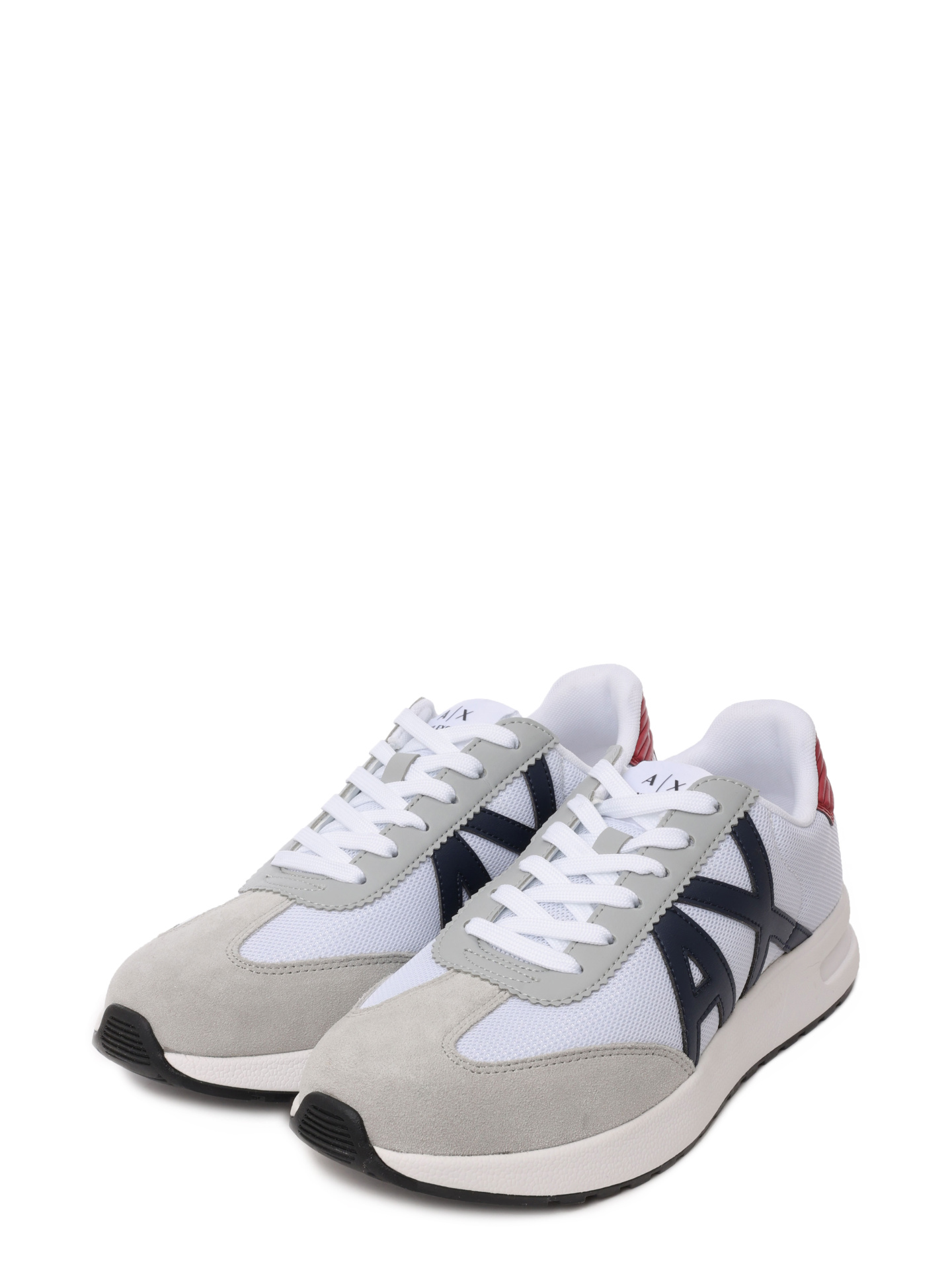 Кроссовки Armani Exchange XUX071 XV527 T709 комбинированные мужские с логотипом — купить в интернет-магазине Verdistore
