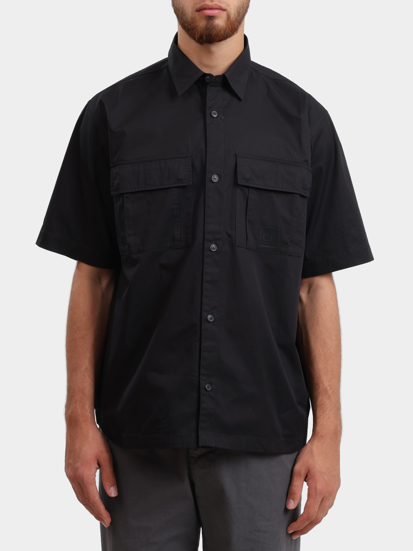 Рубашка C.P. Company 18CLSH027A006472A 999 хлопковая мужская — купить в интернет-магазине Verdistore