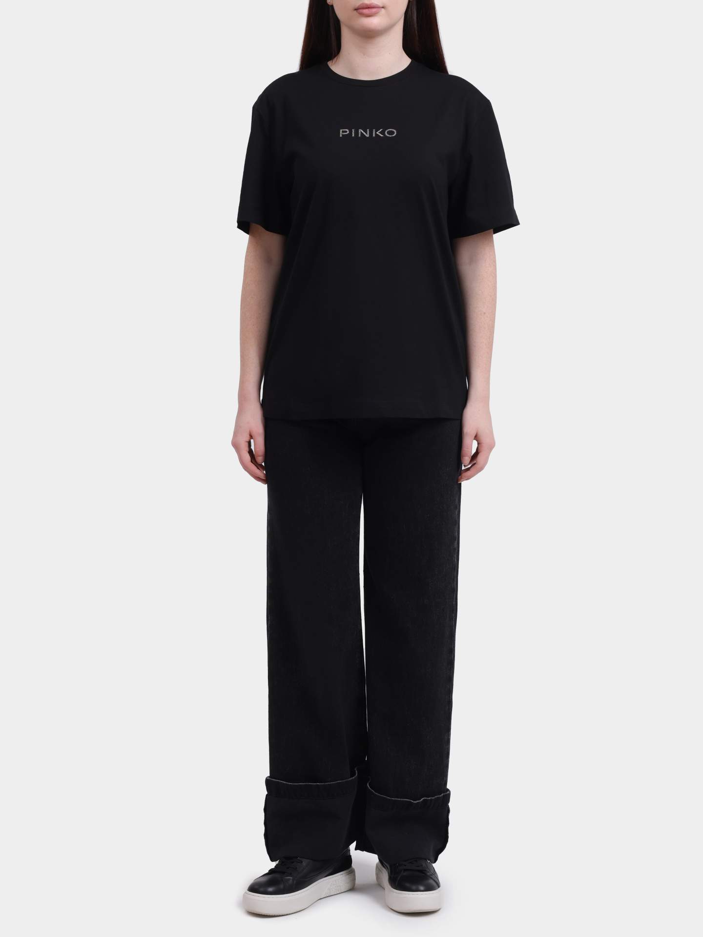 Джинсы Pinko 105541 A2RR PJ4 черные женские — купить в интернет-магазине Verdistore