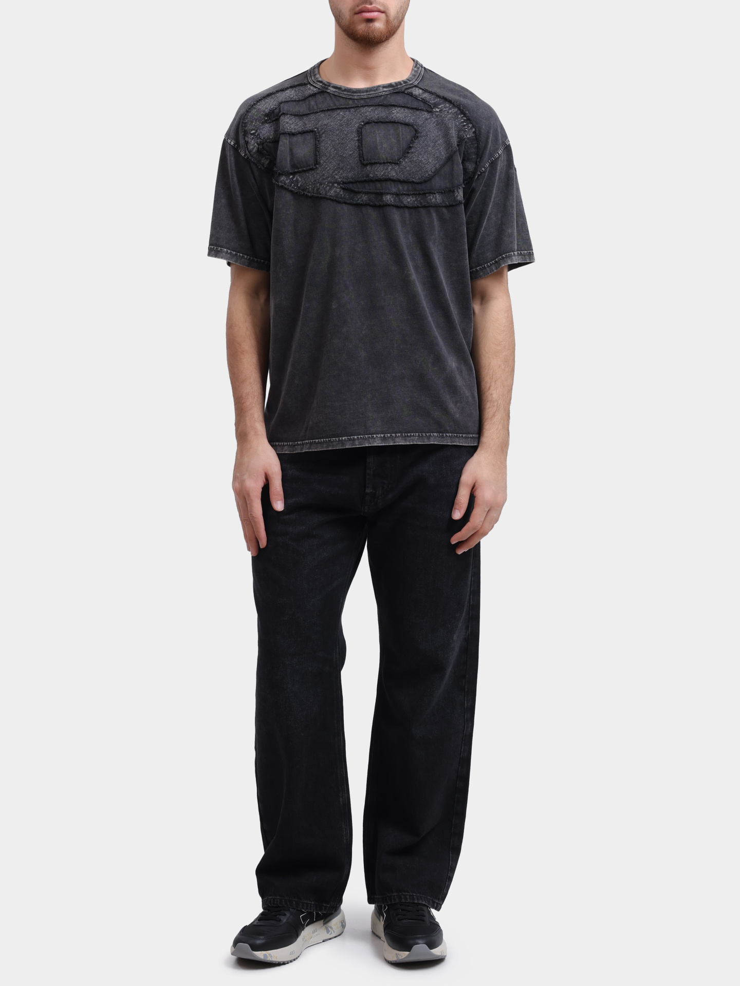 Футболка Diesel A195450HGBX9XXA хлопковая мужская — купить в интернет-магазине Verdistore