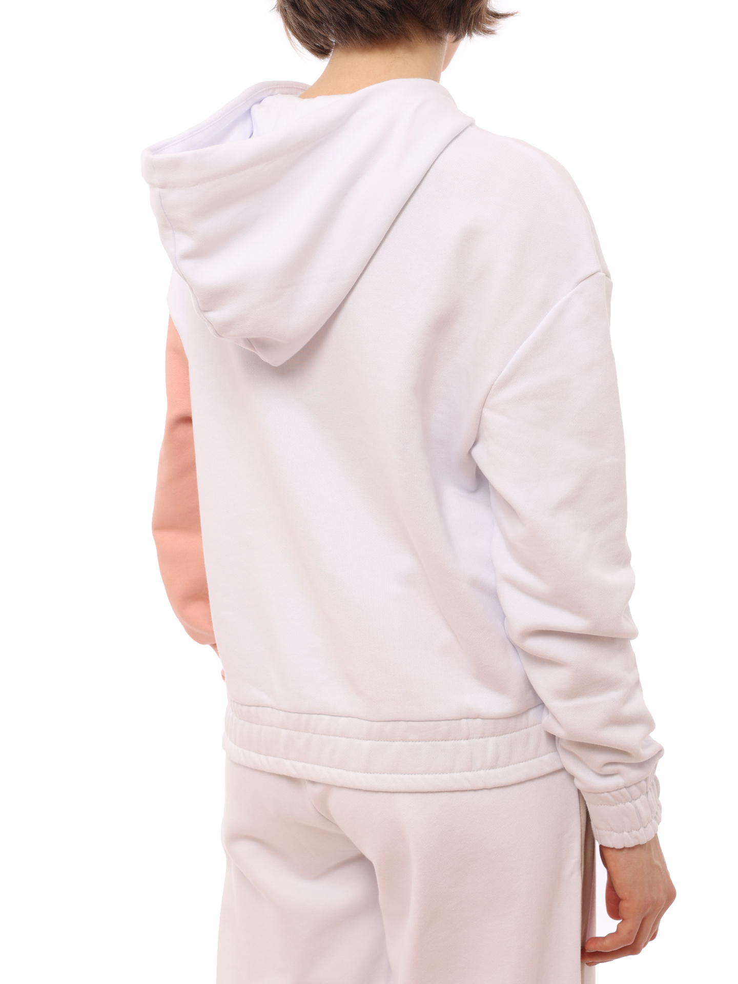 Худи Armani Exchange 3RYM79 YJDHZ 41BB комбинированное женское из хлопка — купить в интернет-магазине Verdistore