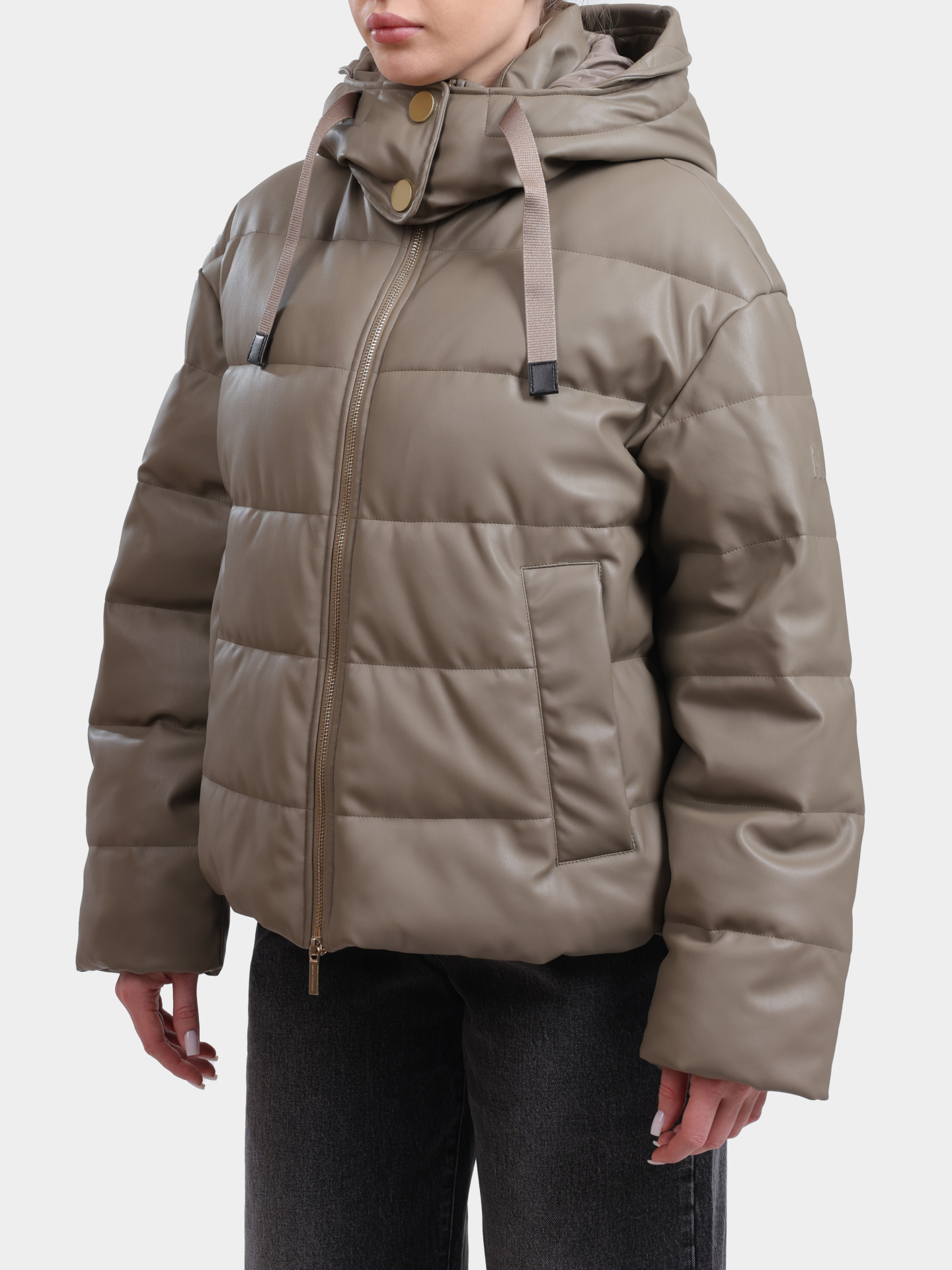 Куртка Armani Exchange XW000673 AF16106 U6242 бежевая женская — купить в интернет-магазине Verdistore