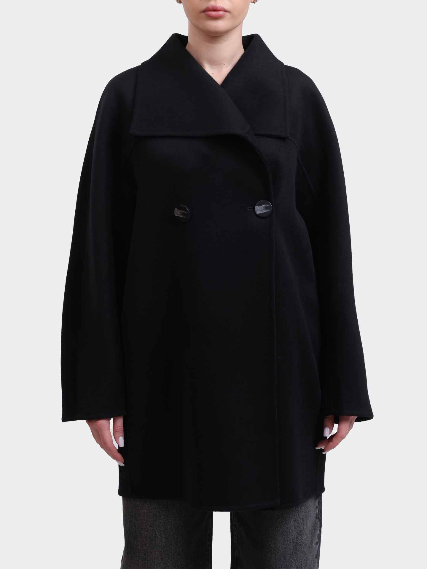 Пальто Armani Exchange XW000715 AF16216 UC001 черное женское — купить в интернет-магазине Verdistore