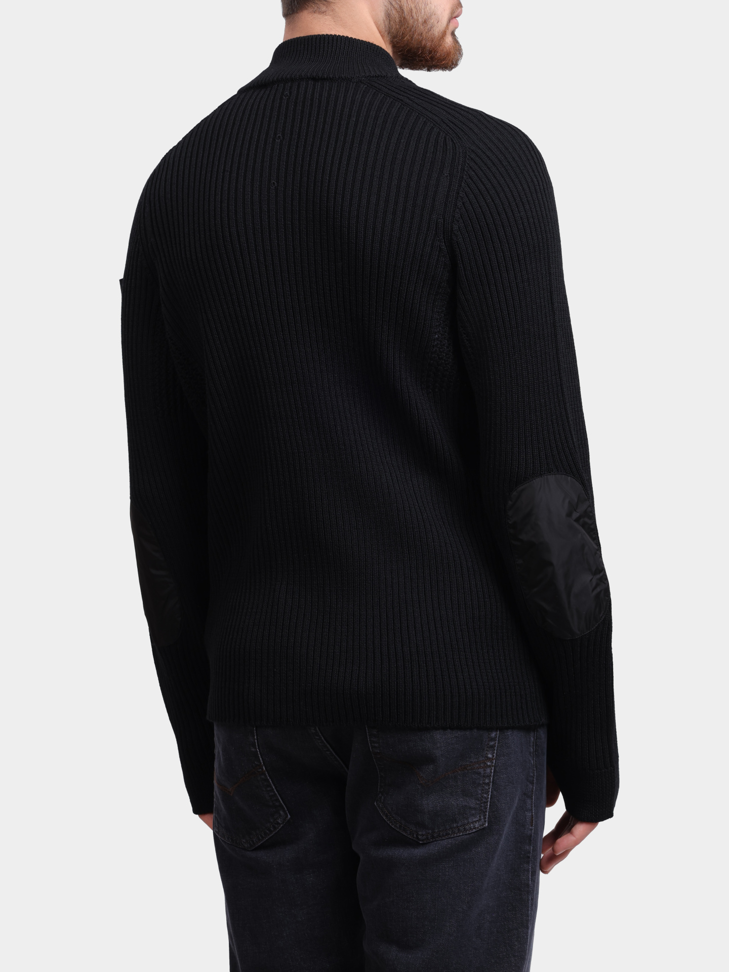 Кардиган Premiata PMG 25T черный мужской с нашивкой — купить в интернет-магазине Verdistore