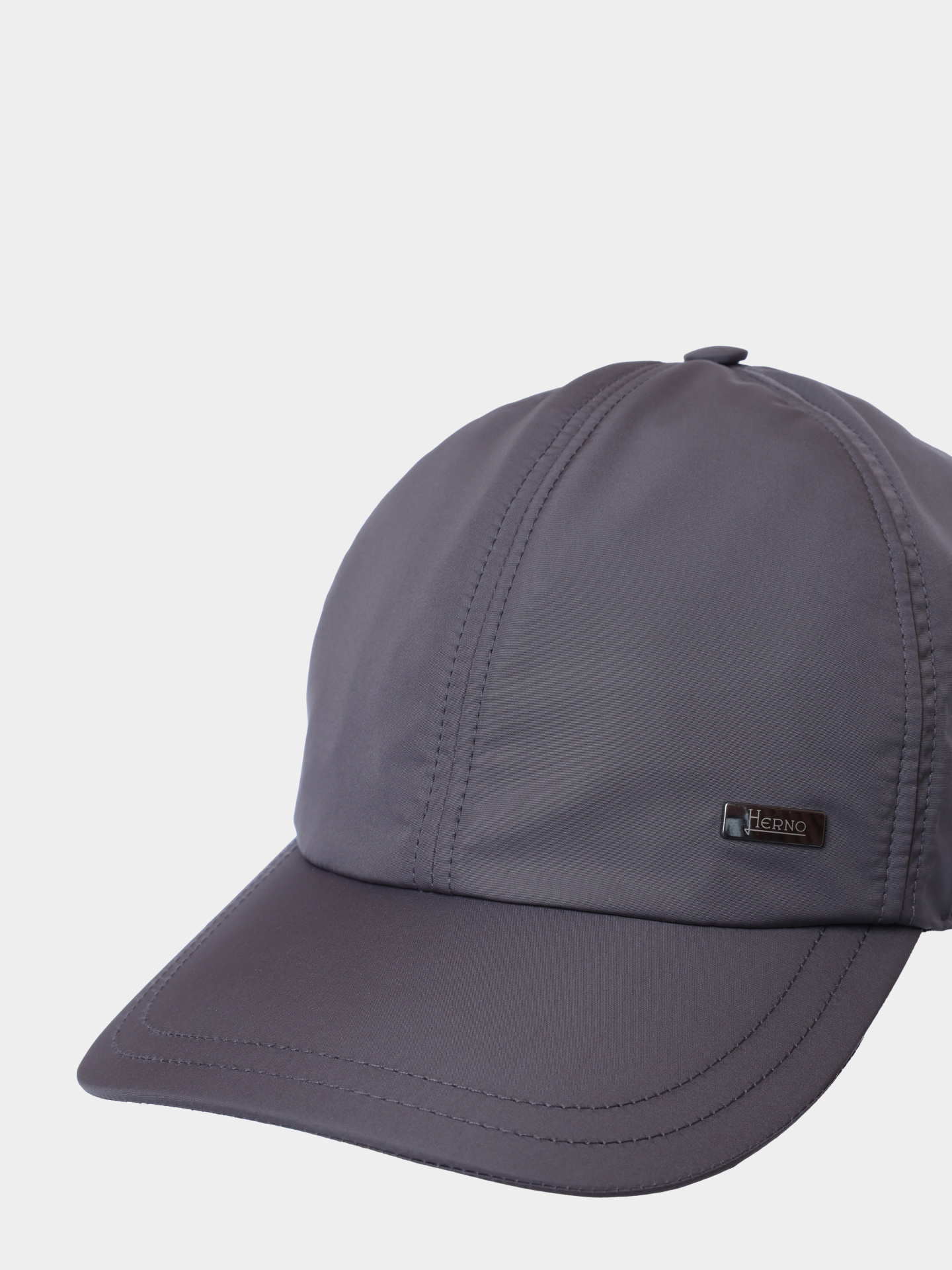 Бейсболка Herno BER00031U 12010ZR 9487 серая мужская с маленьким логотипом — купить в интернет-магазине Verdistore