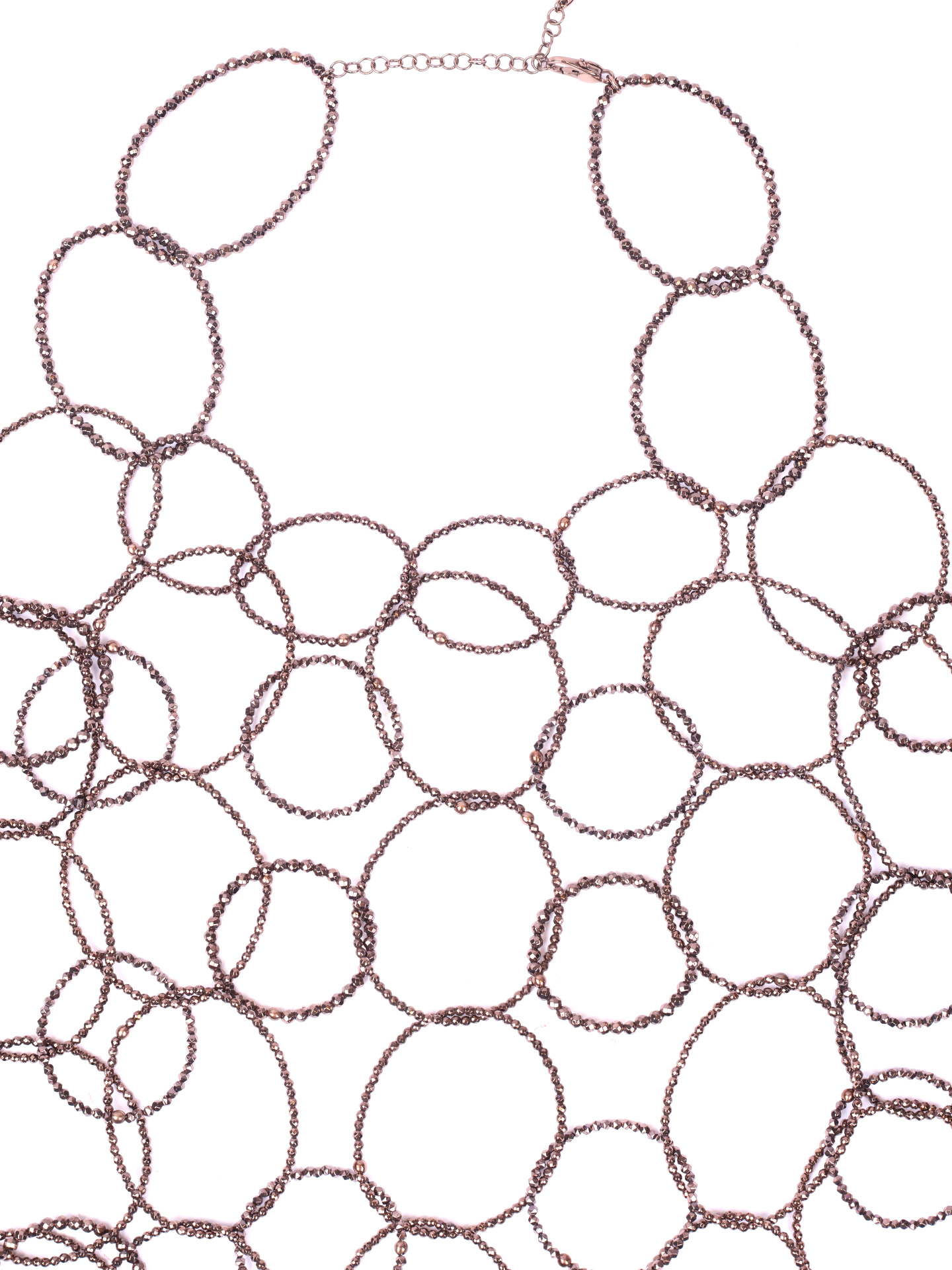 Колье Brunello Cucinelli MCOW9LB40 CEMB коричневое женское — купить в интернет-магазине Verdistore