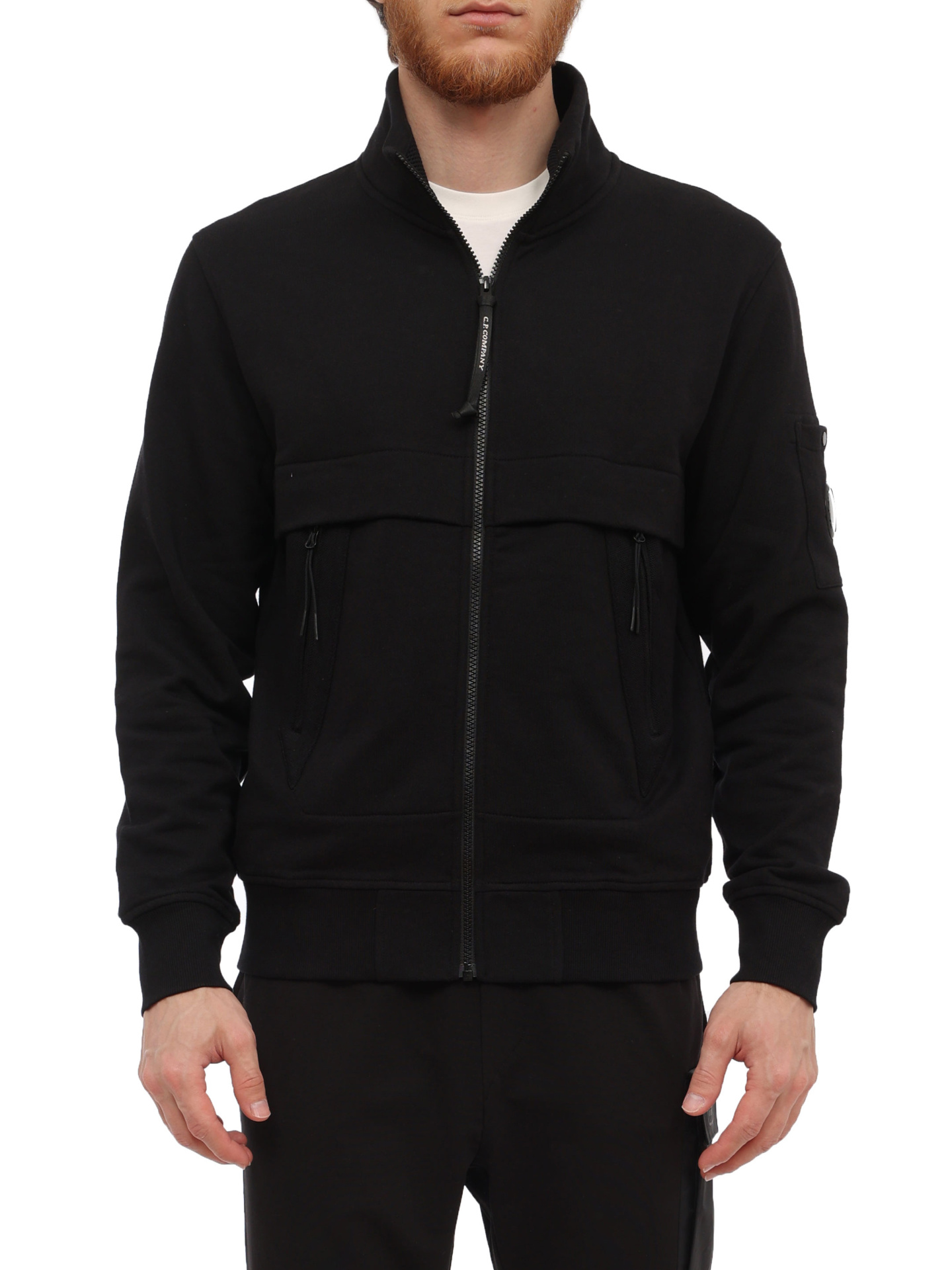 Толстовка C.P. Company 15CMSS132A-005086W 999 хлопковая мужская — купить в интернет-магазине Verdistore