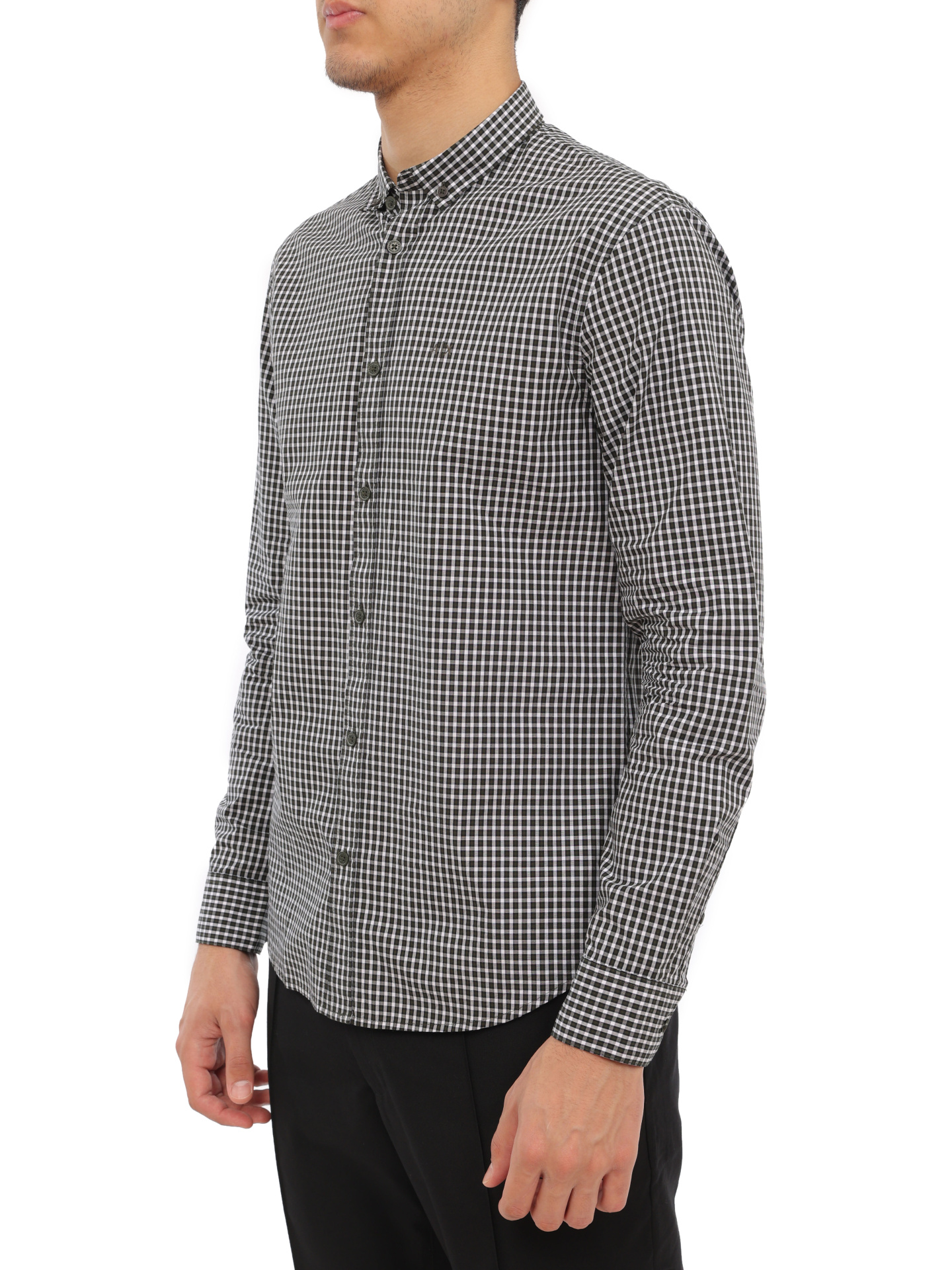 Рубашка Armani Exchange 6RZC12 ZNYTZ 91GH клетчатая мужская — купить в интернет-магазине Verdistore