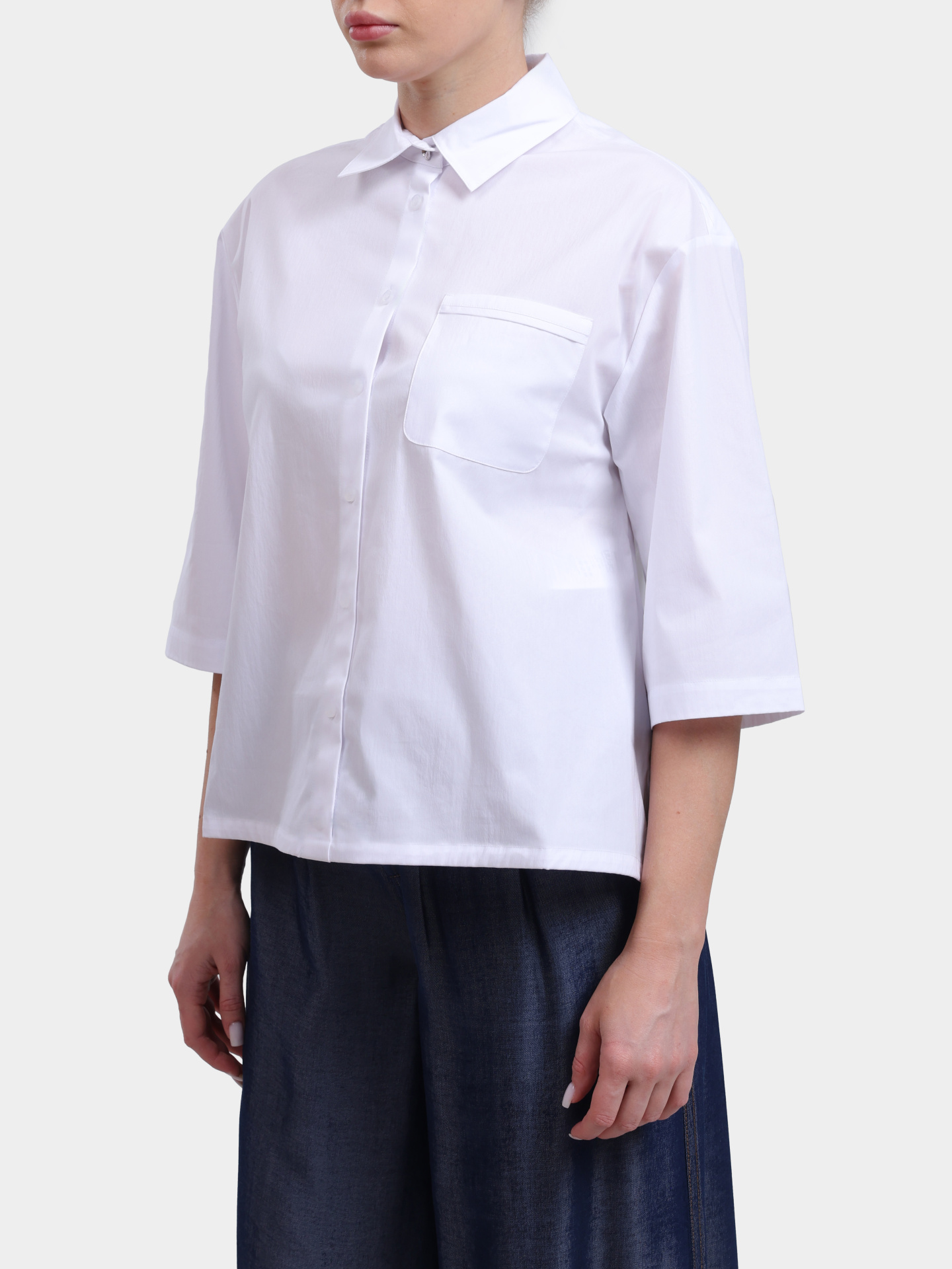 Рубашка Liu-Jo WA6417 T405A N9374 белая женская — купить в интернет-магазине Verdistore