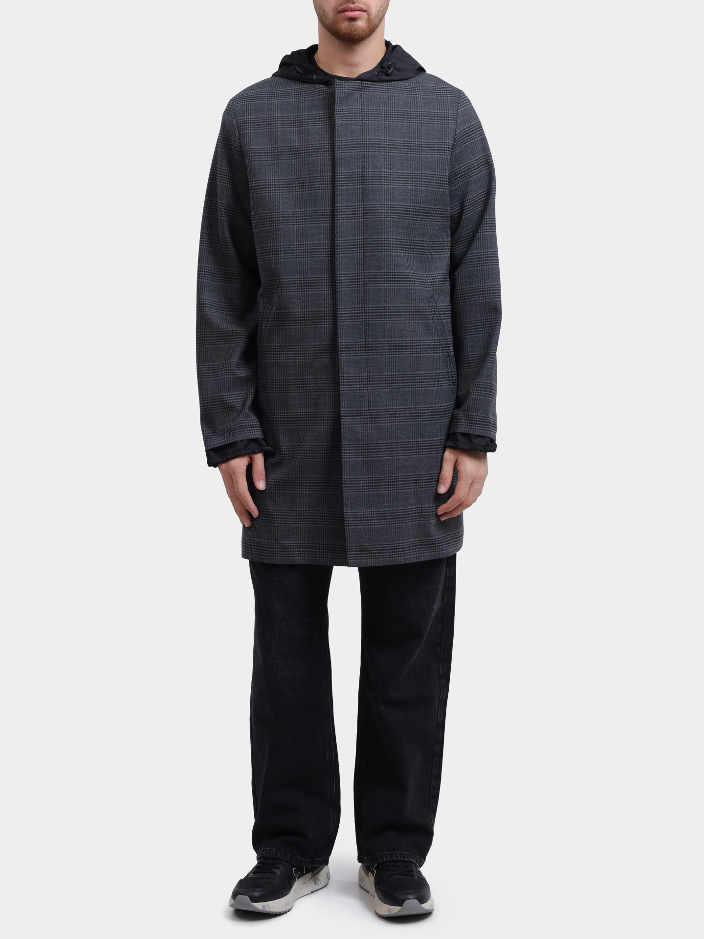 Пальто Diesel A184780DEBS9XXA клетчатое мужское — купить в интернет-магазине Verdistore
