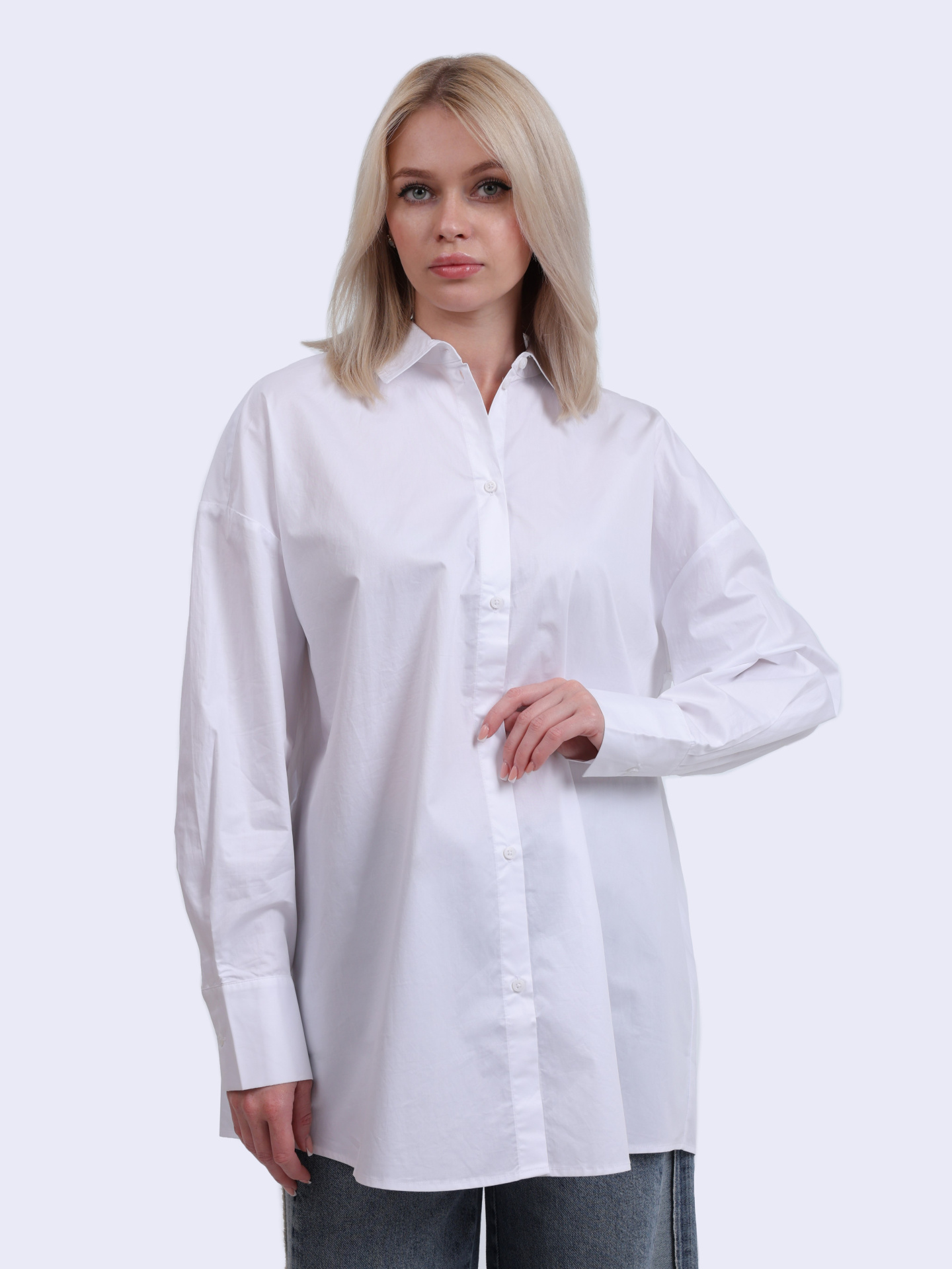 Рубашка Armani Exchange XW000455 AF12812 U0002 хлопковая женская — купить в интернет-магазине Verdistore