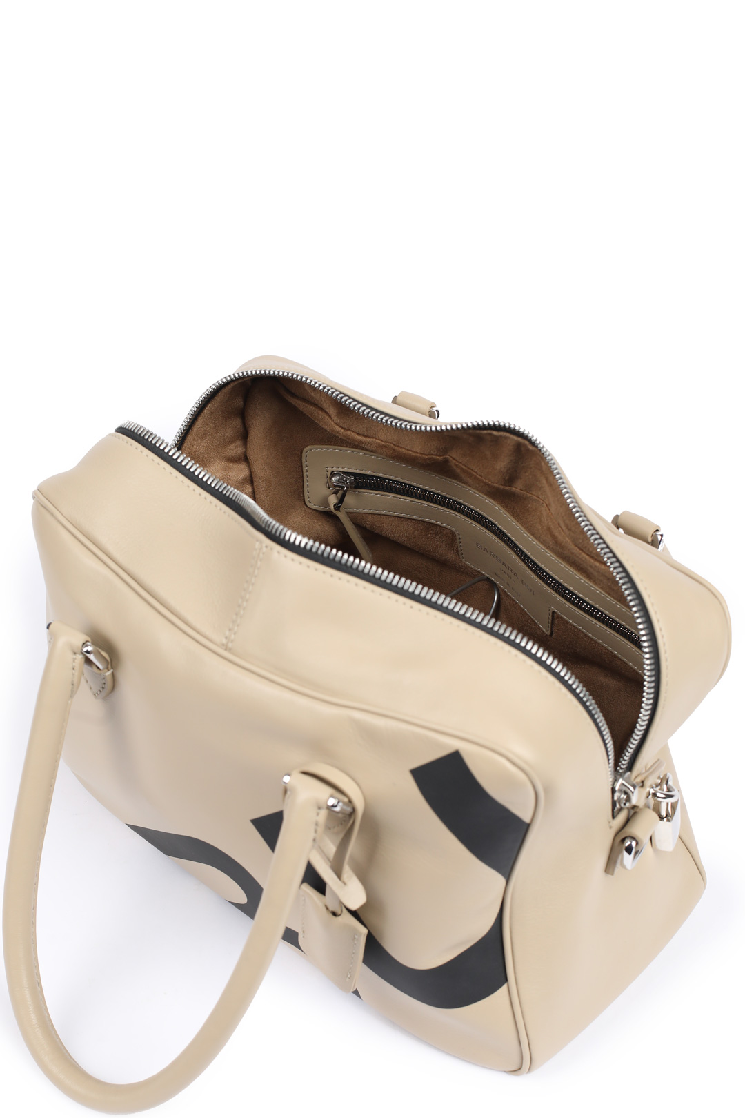 Cумка Barbara Bui S6652 41 бежевая женская с логотипом — купить в интернет-магазине Verdistore