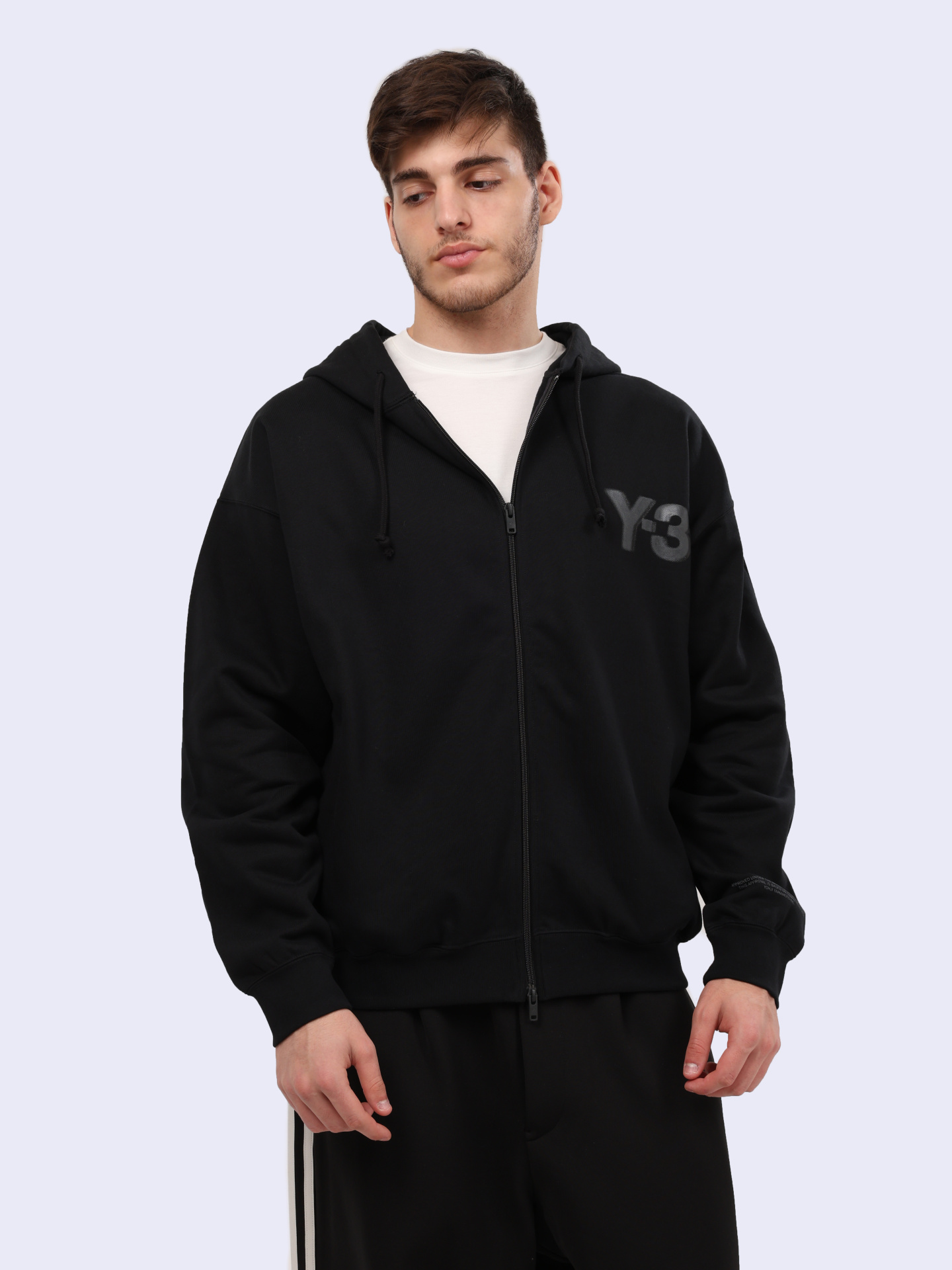 Худи Y-3 JE9278 мужское черное с логотипом — купить в интернет-магазине Verdistore