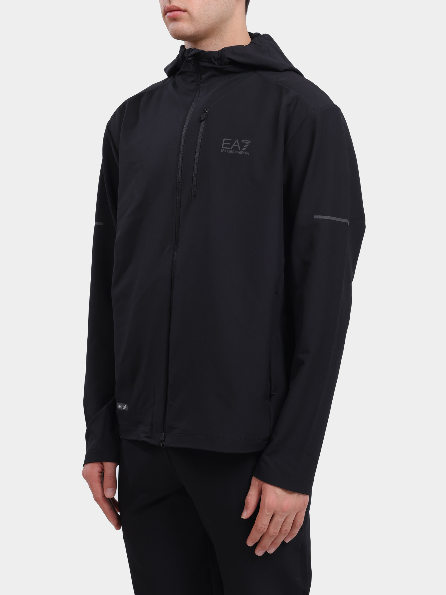 Мастерка EA7 7M000639 AF16826 UC001 черная мужская — купить в интернет-магазине Verdistore