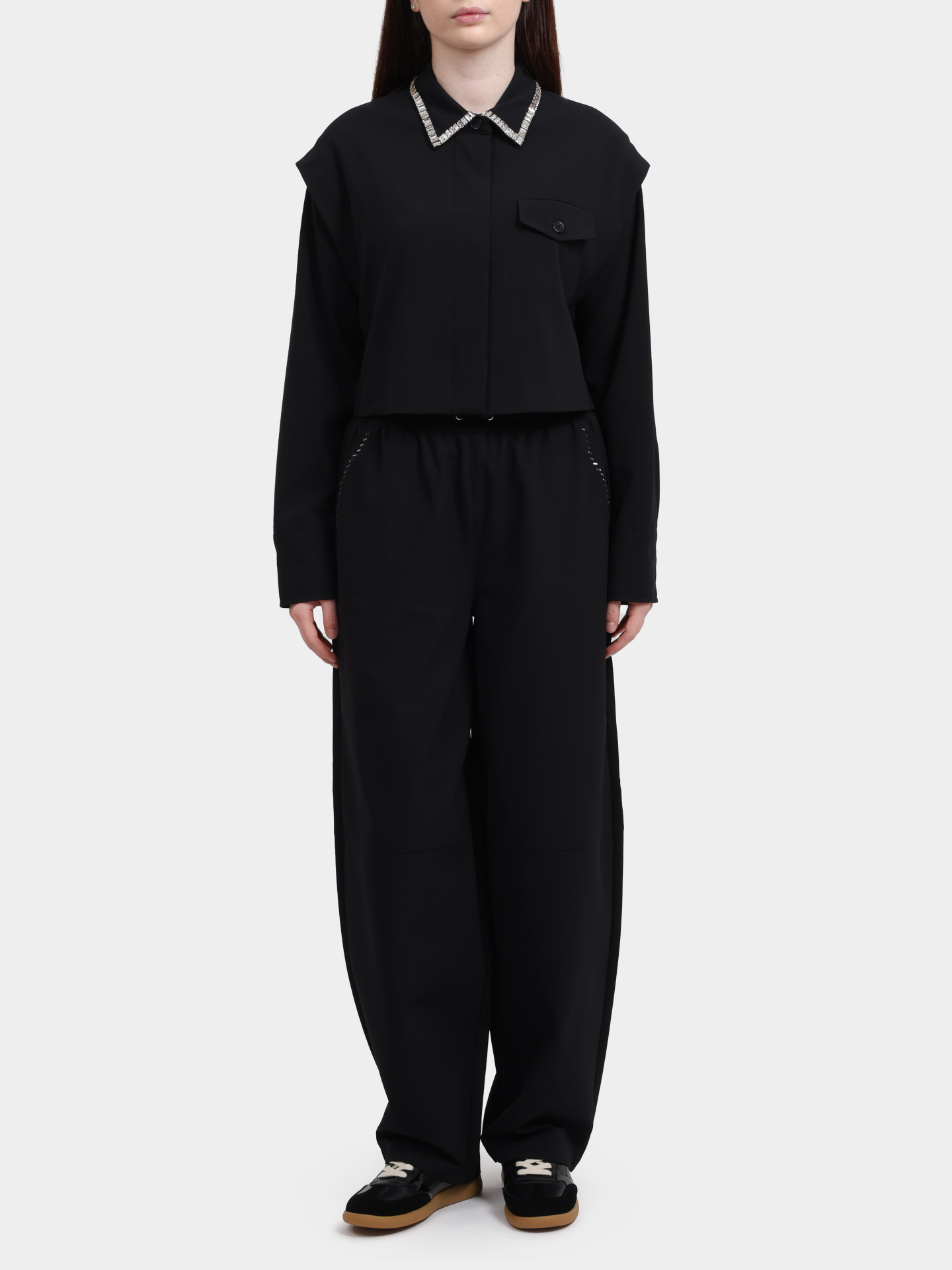 Блузка Liu-Jo CF5340 T054A 22222 укороченная женская — купить в интернет-магазине Verdistore