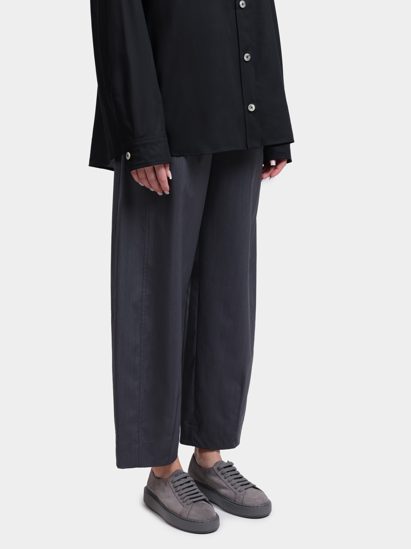 Брюки Herno PT000226D 33484 9487 серые женские — купить в интернет-магазине Verdistore