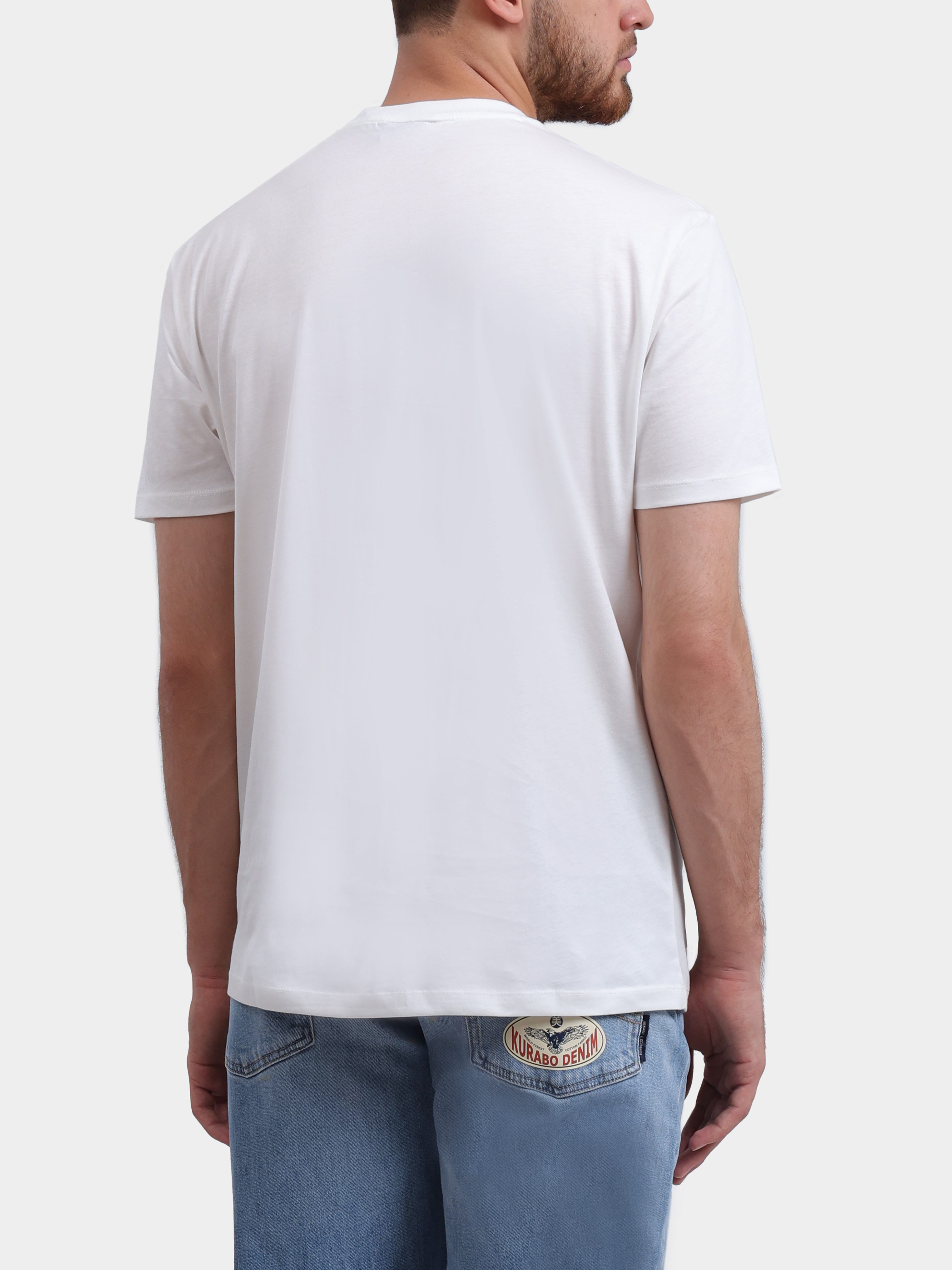 Футболка Armani Exchange XM002504 AF10358 U0009 хлопковая мужская с вышивкой — купить в интернет-магазине Verdistore