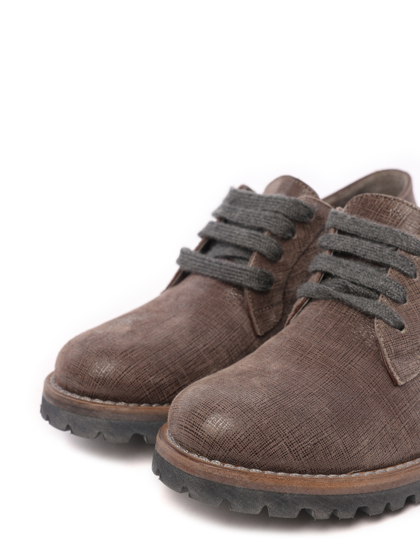 Дерби Brunello Cucinelli MZDSTG875 кожаные женские — купить в интернет-магазине Verdistore