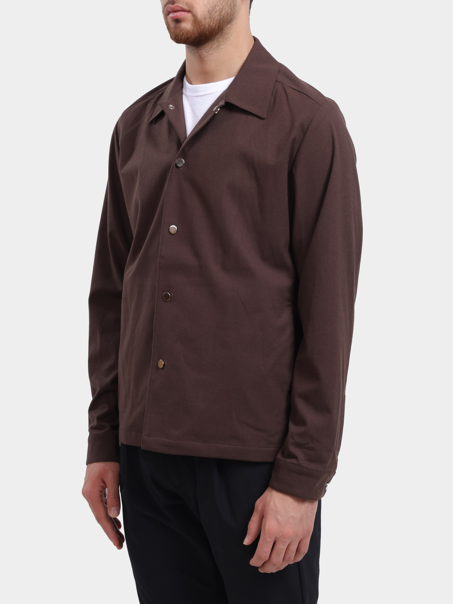 Рубашка PAUL 8425004 004 коричневая мужская — купить в интернет-магазине Verdistore