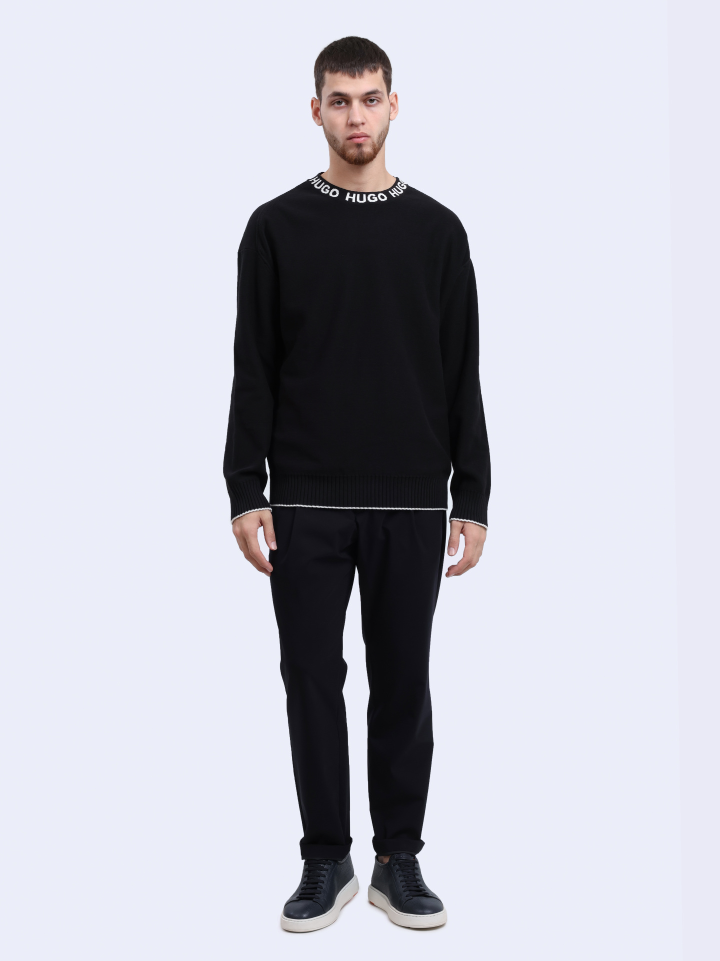Джемпер Hugo 50474813 002 хлопковый мужской — купить в интернет-магазине Verdistore