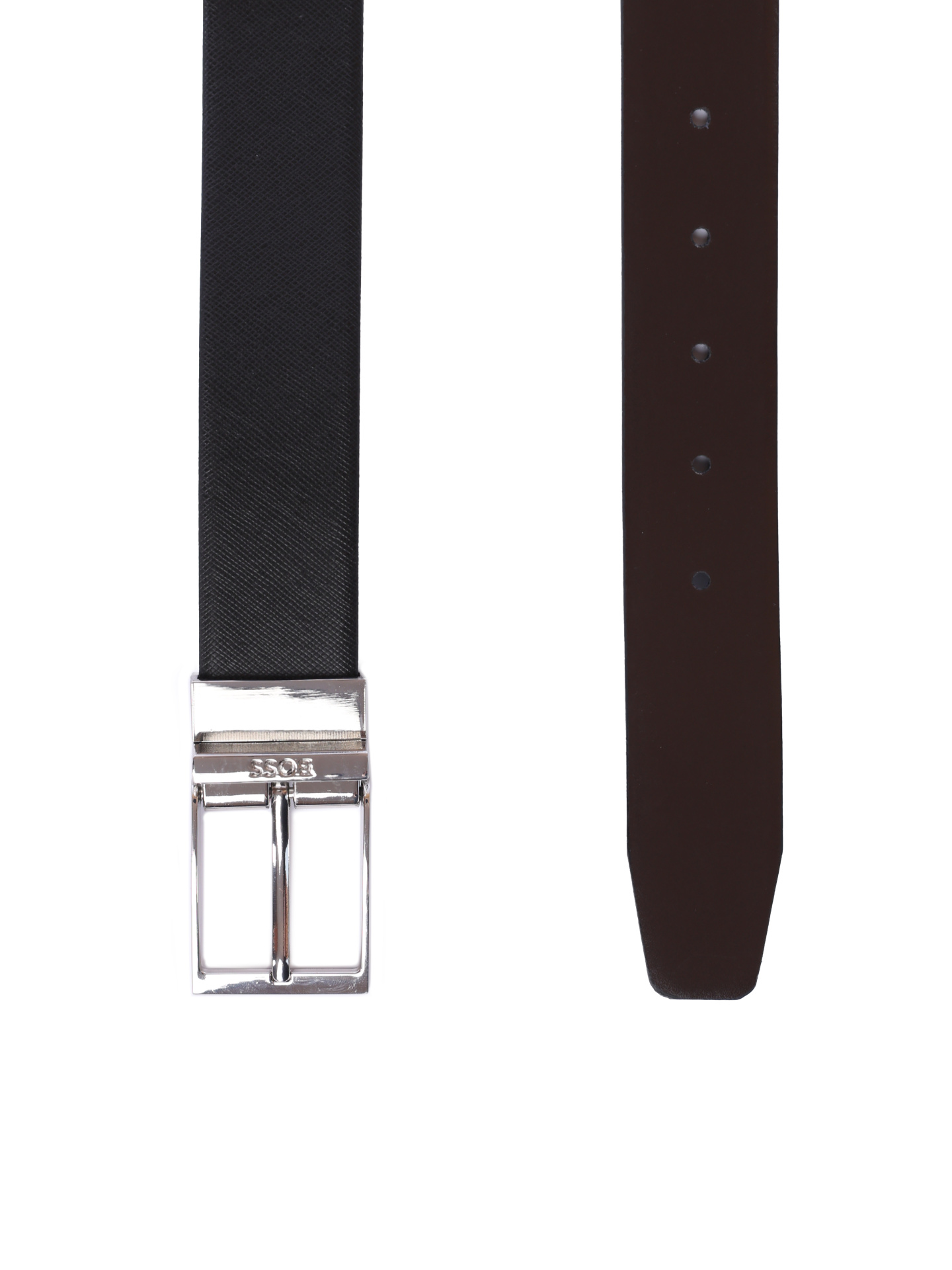 Ремень Boss 50496679 002 двусторонний мужской из кожи — купить в интернет-магазине Verdistore