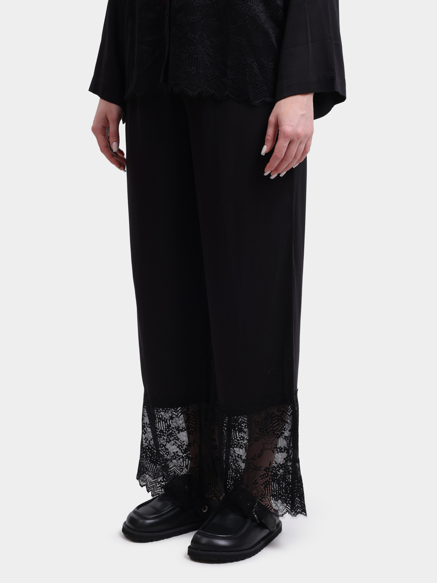 Брюки RED LABEL LACE_PANTS 10267405 01 50549974 001 черные женские  — купить в интернет-магазине Verdistore