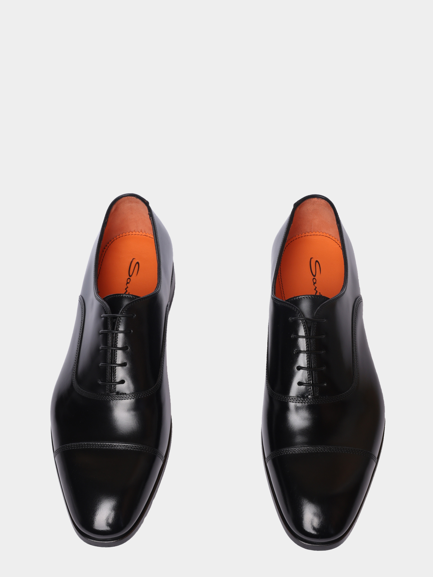 Оксфорды Santoni MCAG18883JJ6BNTGN01 кожаные мужские — купить в интернет-магазине Verdistore