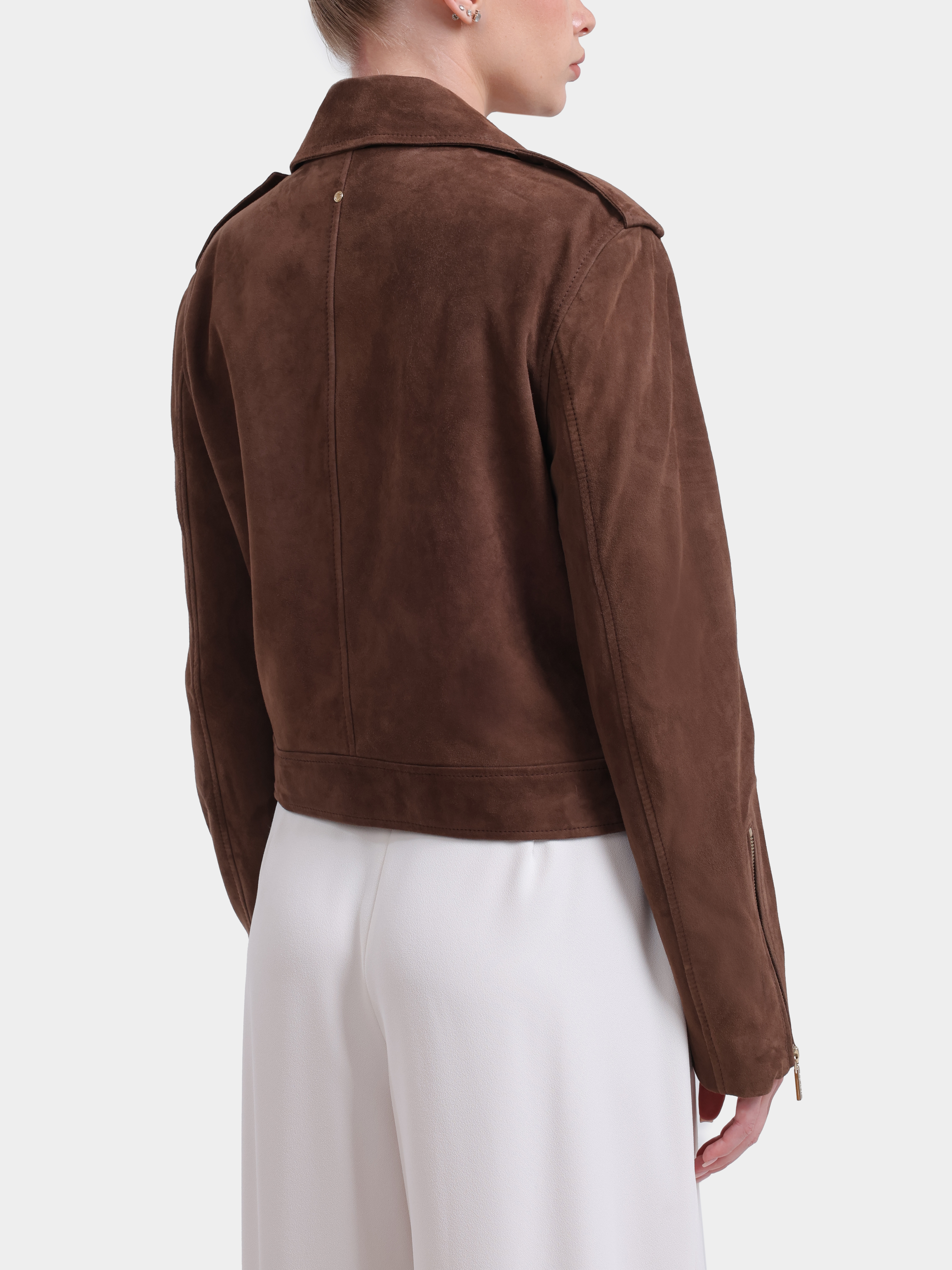 Куртка Armani Exchange XW001924 AF21549 U6136 замшевая женская — купить в интернет-магазине Verdistore