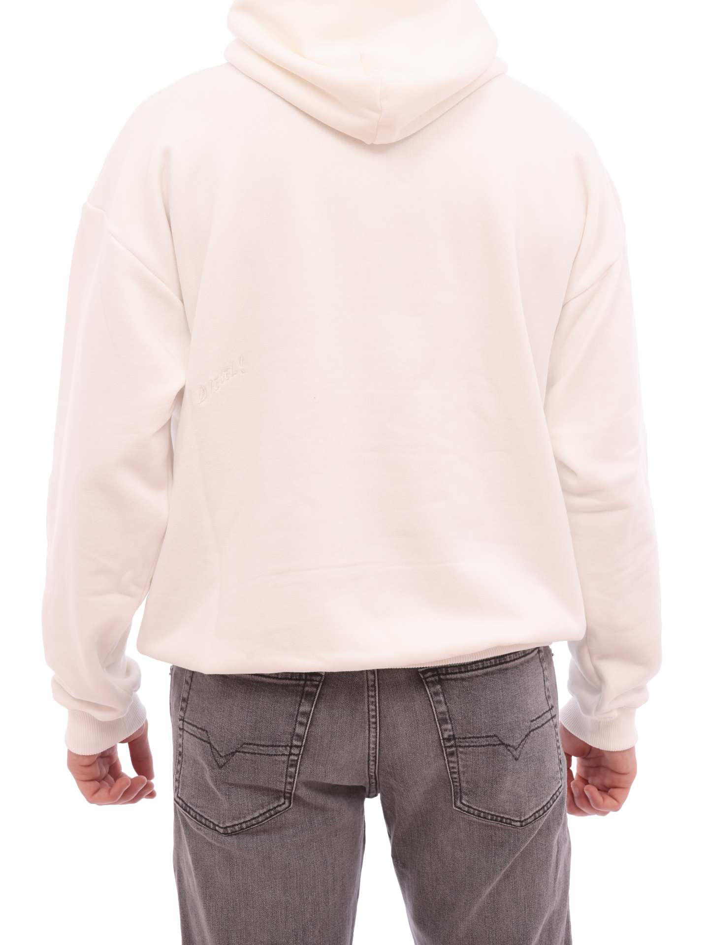 Худи Diesel A032790GRAH129 хлопковое женское — купить в интернет-магазине Verdistore