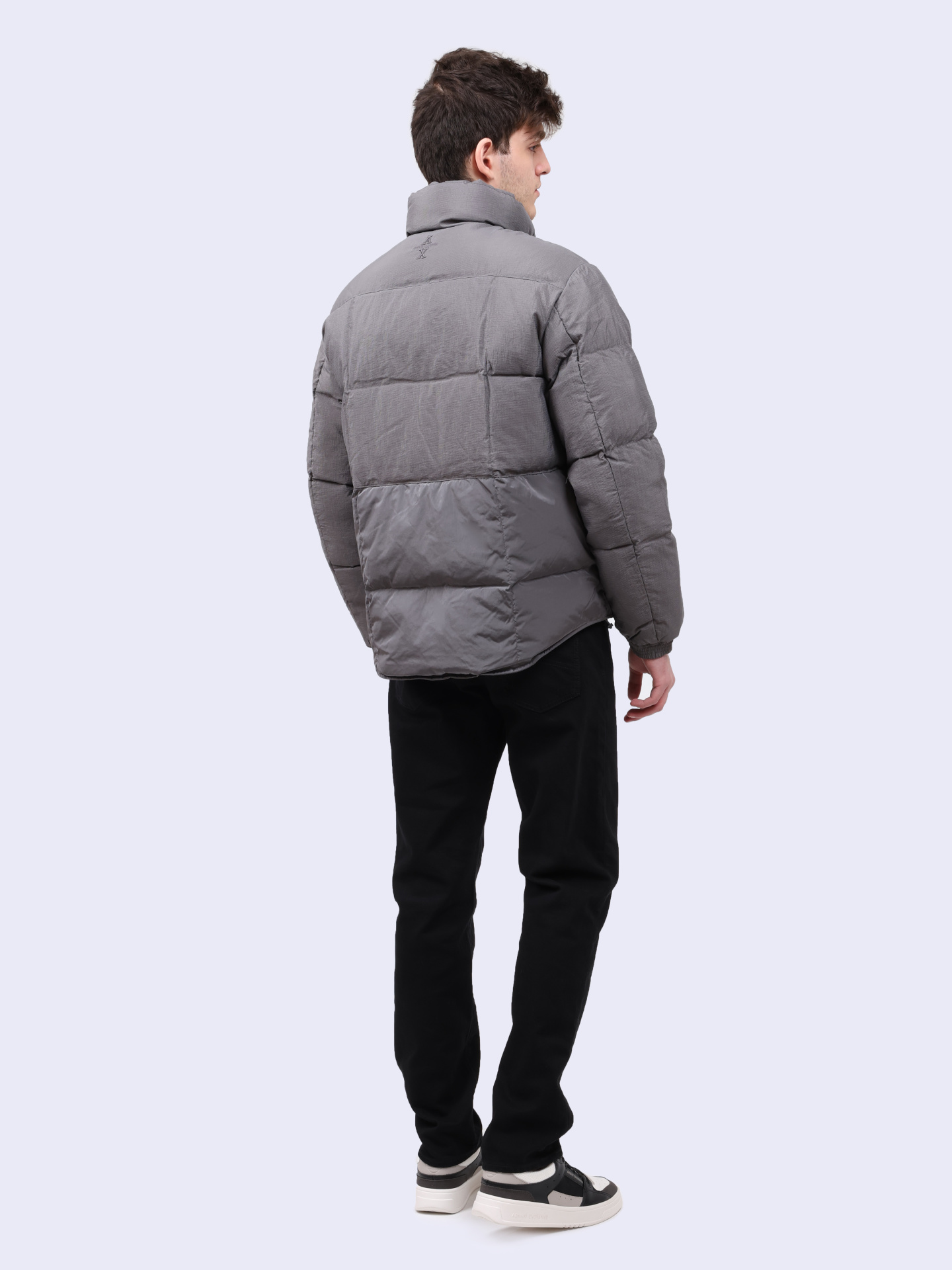 Пуховик Armani Exchange 6DZBL5 ZN5GZ 19AA серый мужской — купить в интернет-магазине Verdistore