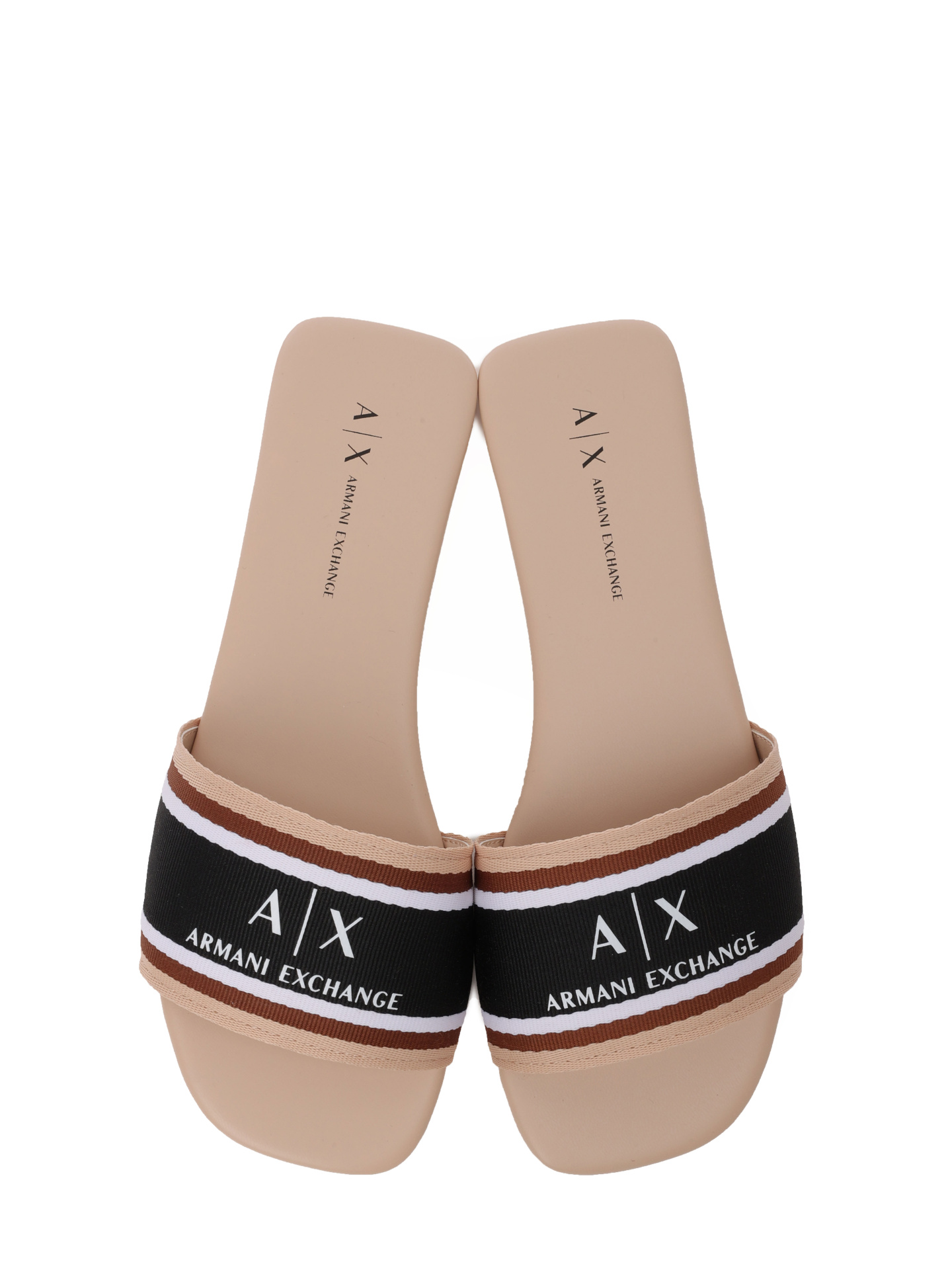 Тапки Armani Exchange XDP045 XV842 0095 текстильные женские — купить в интернет-магазине Verdistore